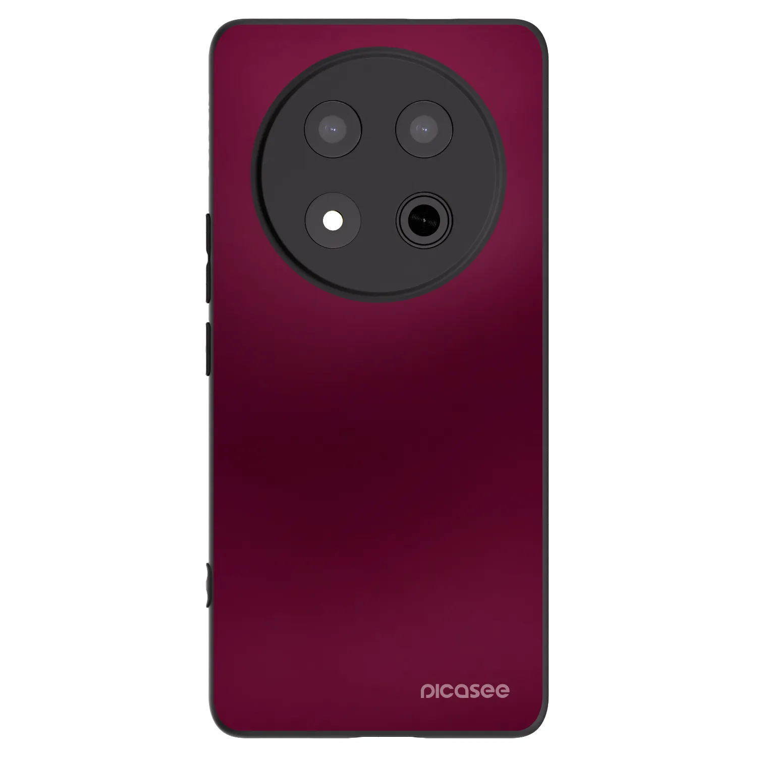 Picasee Μαύρη θήκη σιλικόνης για Honor Magic7 Lite 5G - Velvet Bordeaux