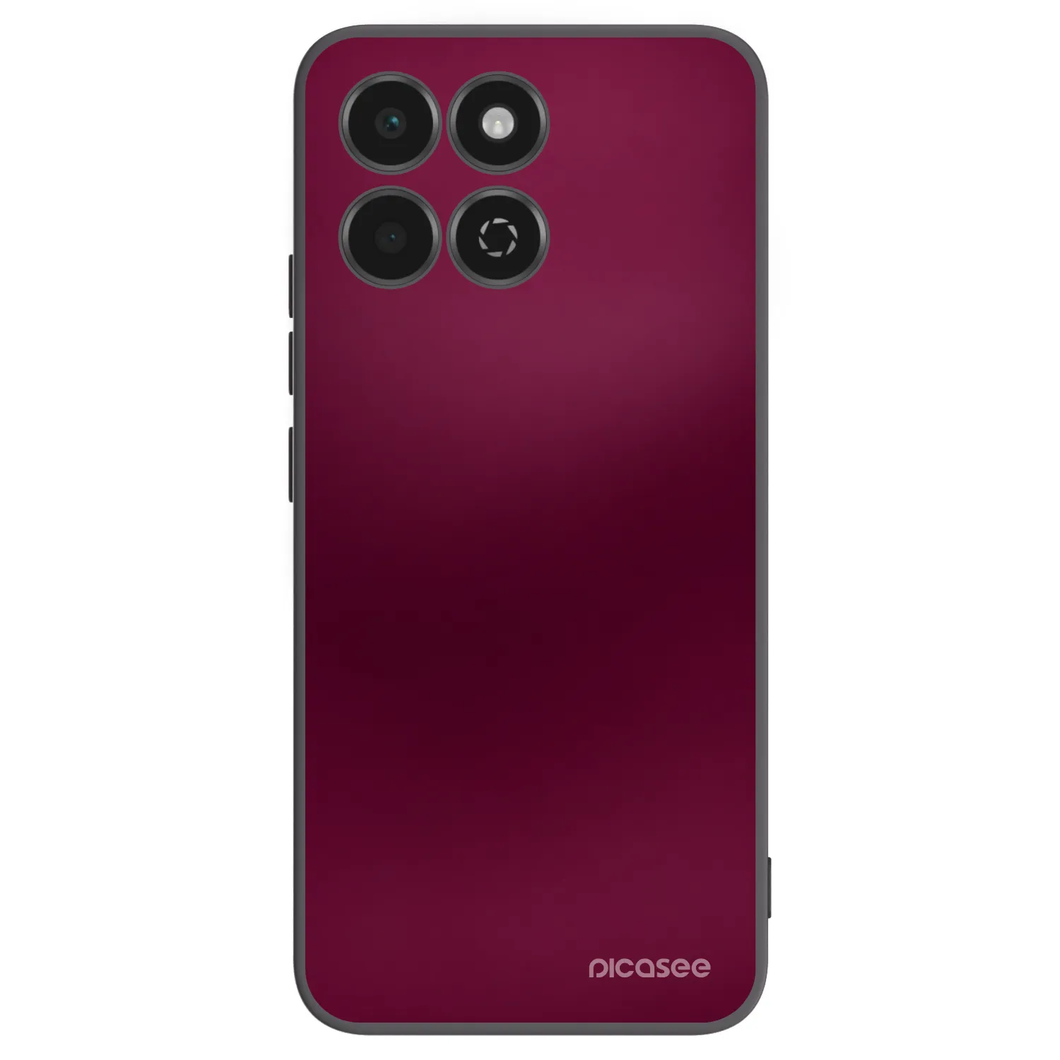Picasee Μαύρη θήκη σιλικόνης για Honor 200 Smart 5G - Velvet Bordeaux