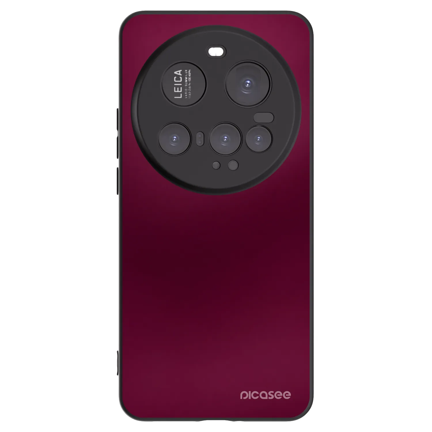 Picasee Μαύρη θήκη σιλικόνης για Xiaomi 15 Ultra - Velvet Bordeaux