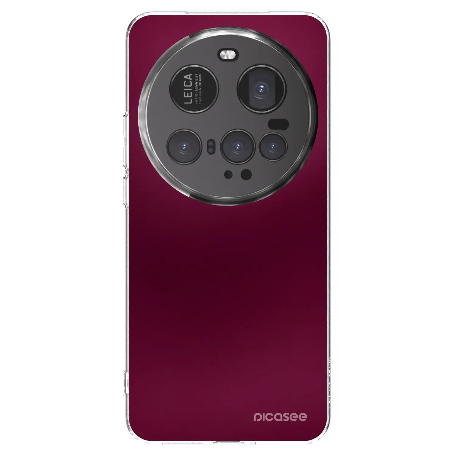Picasee διαφανής θήκη σιλικόνης Xiaomi 15 Ultra - Velvet Bordeaux