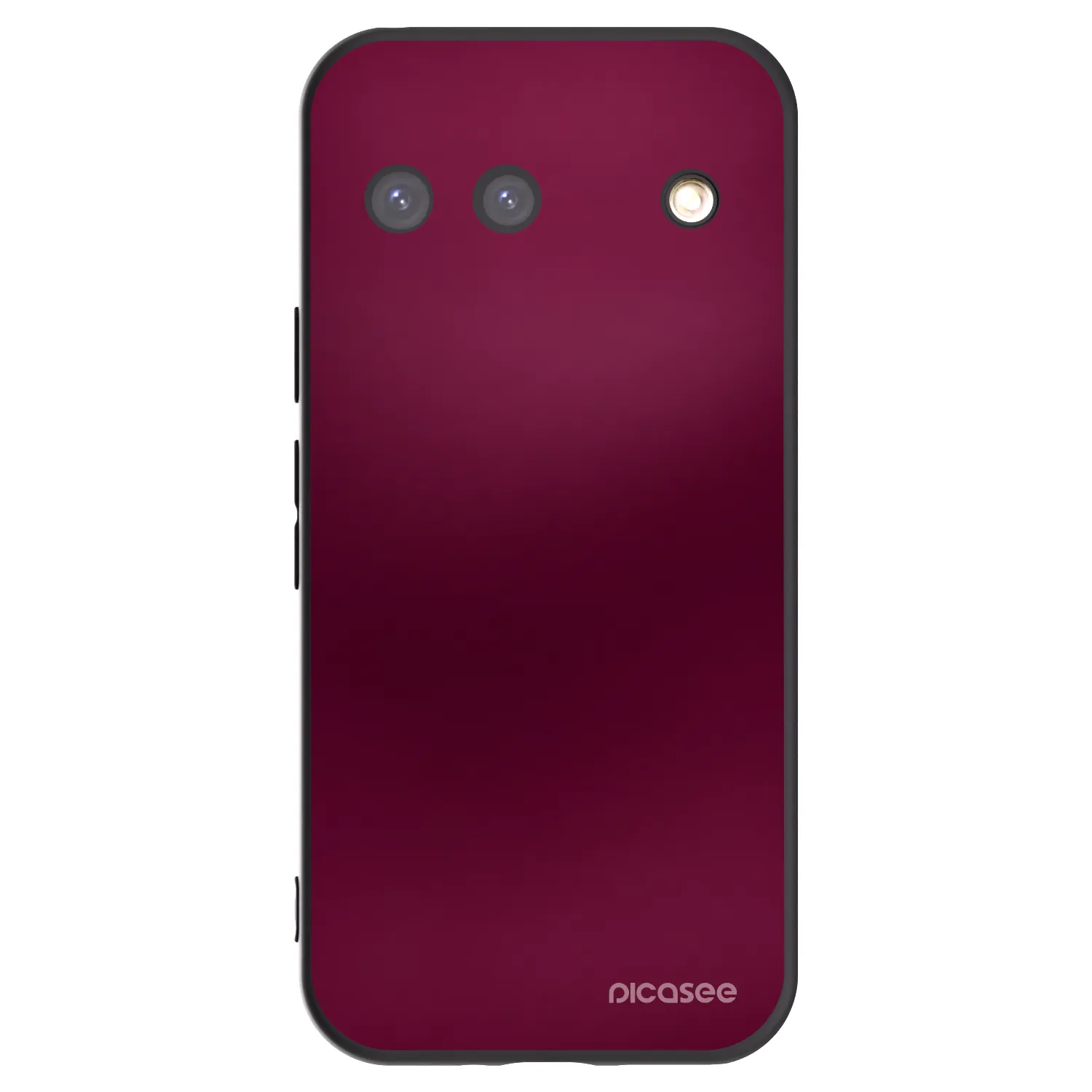 Picasee Μαύρη θήκη σιλικόνης για Google Pixel 9 - Velvet Bordeaux