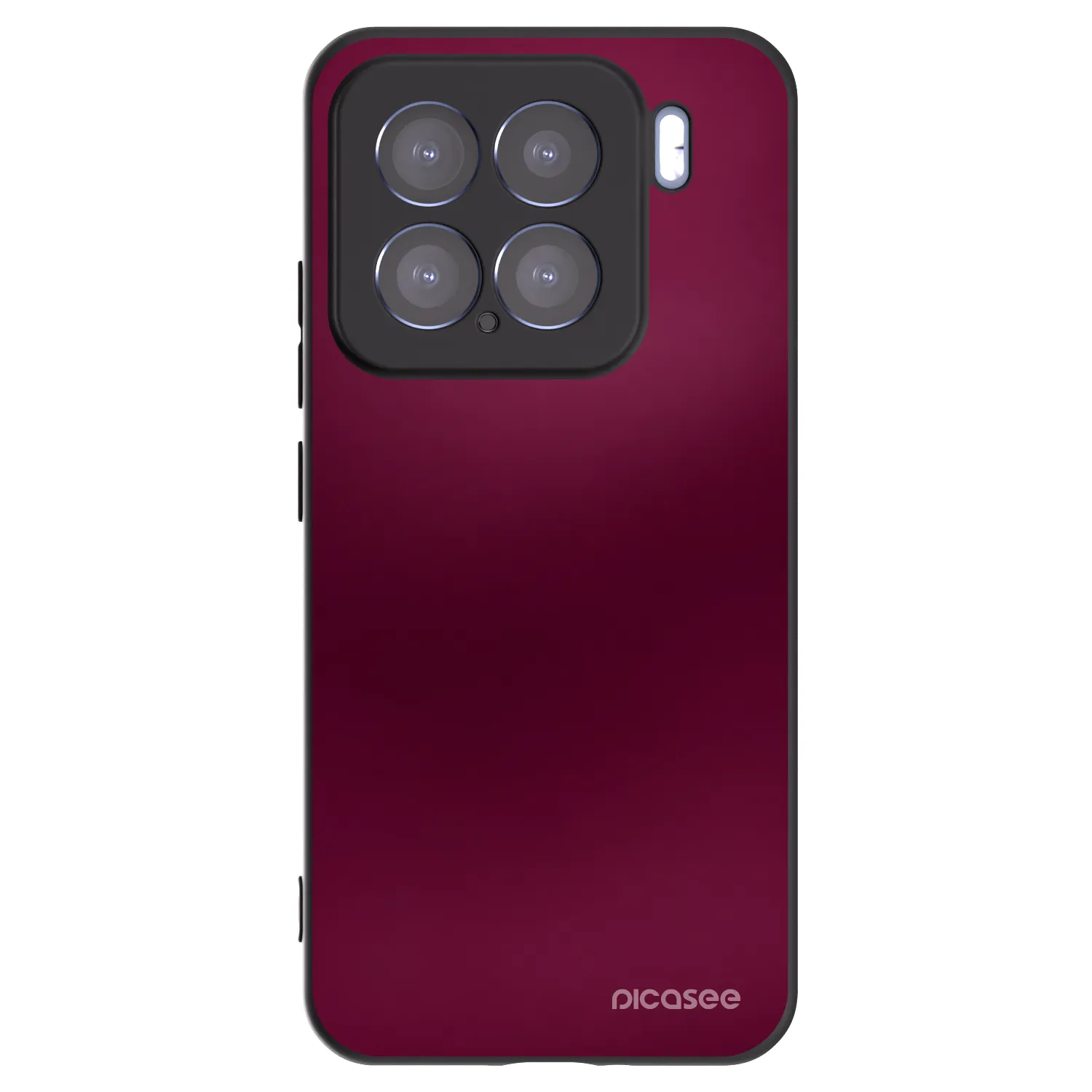 Picasee Μαύρη θήκη σιλικόνης για Xiaomi 15 - Velvet Bordeaux