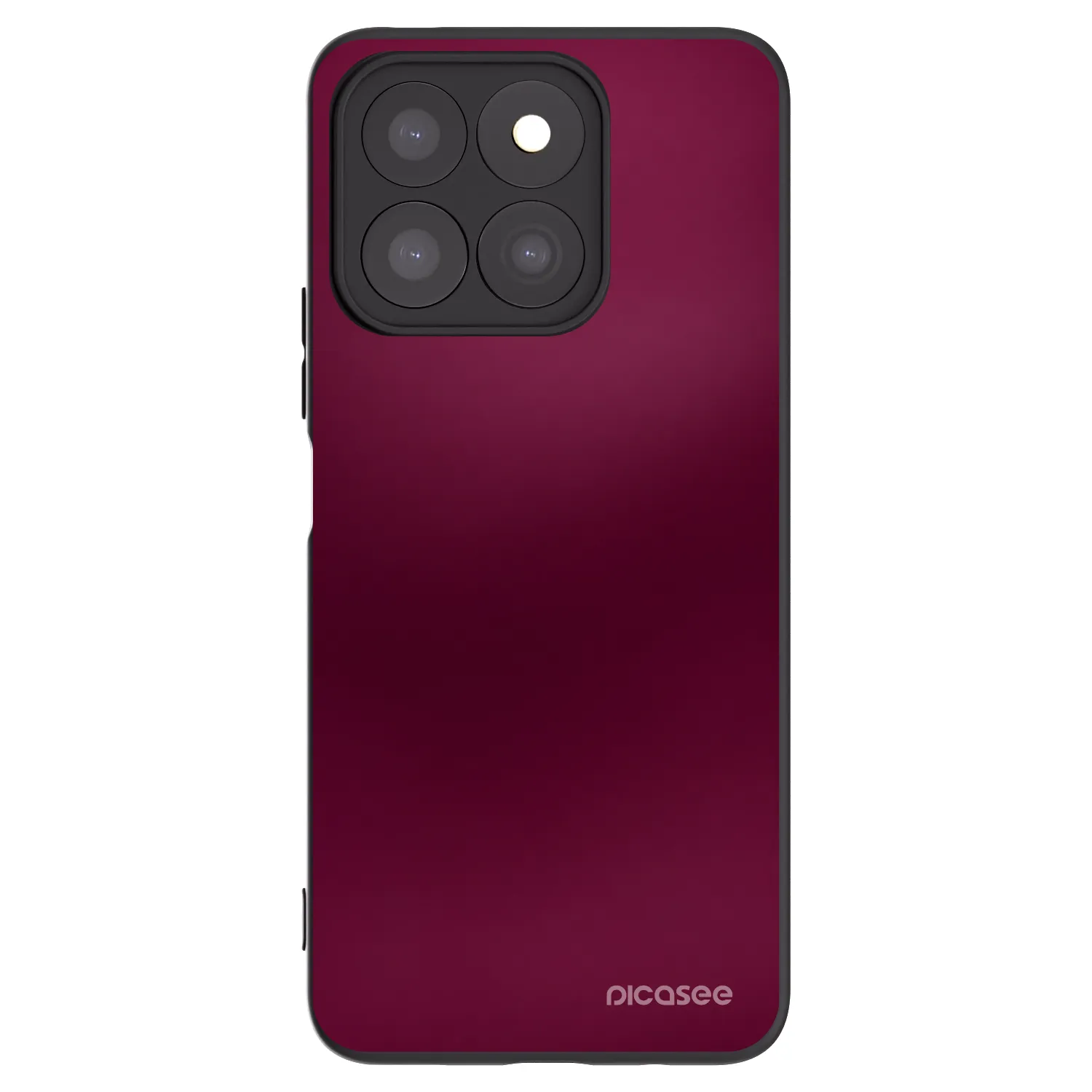 Picasee Μαύρη θήκη σιλικόνης για Honor X8c - Velvet Bordeaux