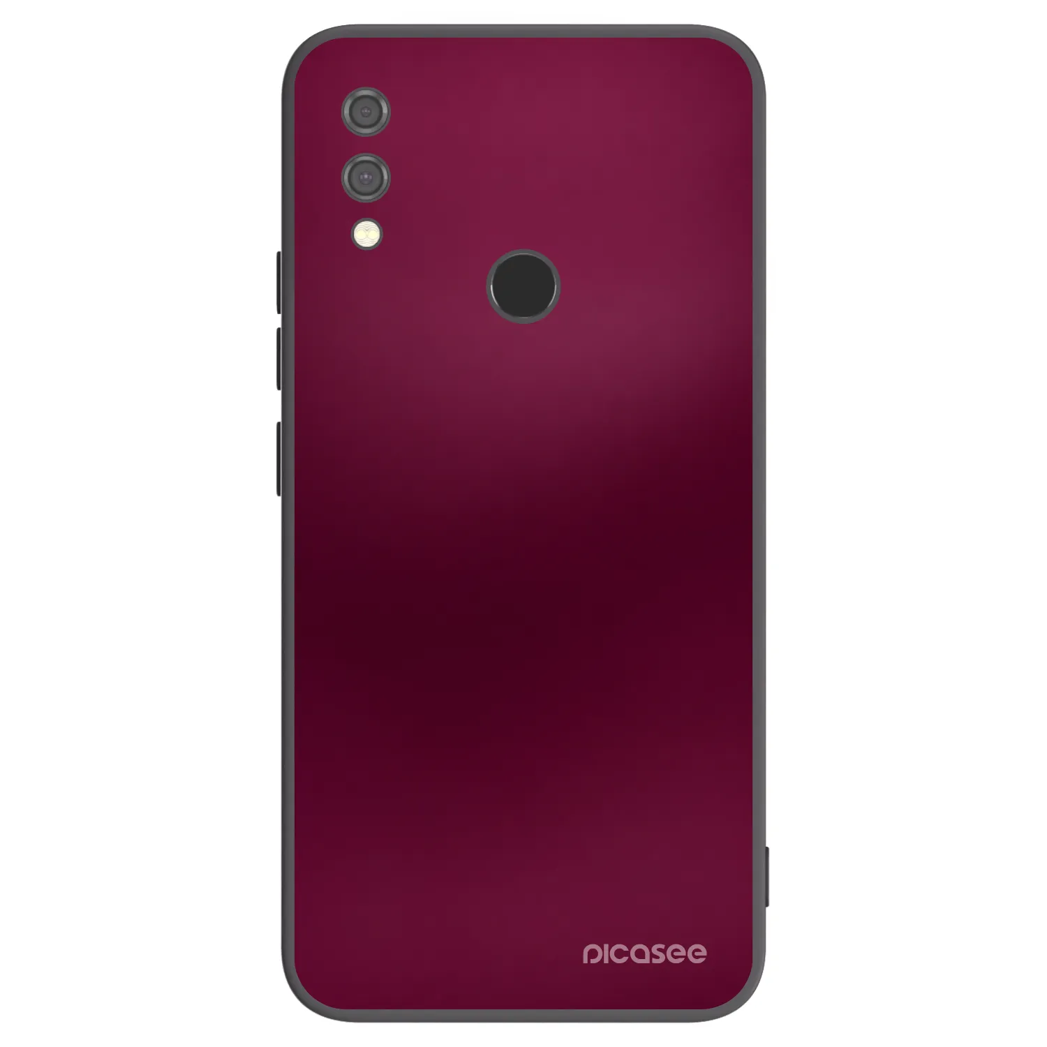 Picasee Μαύρη θήκη σιλικόνης για Xiaomi Redmi Note 7 - Velvet Bordeaux