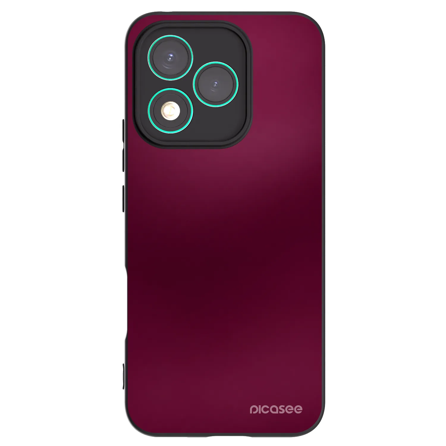 Picasee Μαύρη θήκη σιλικόνης για Honor 400 Lite 5G - Velvet Bordeaux