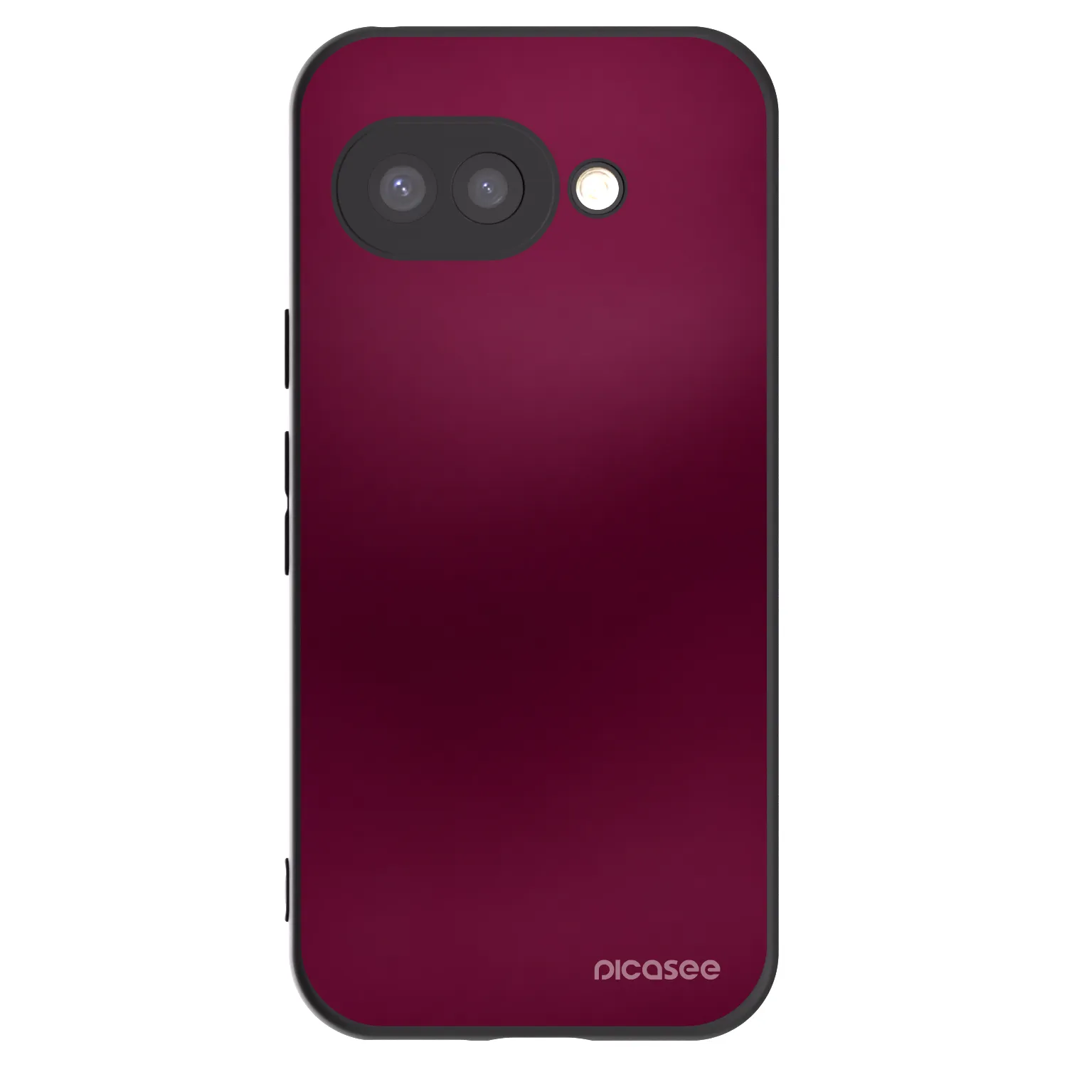 Picasee Μαύρη θήκη σιλικόνης για Google Pixel 9a - Velvet Bordeaux