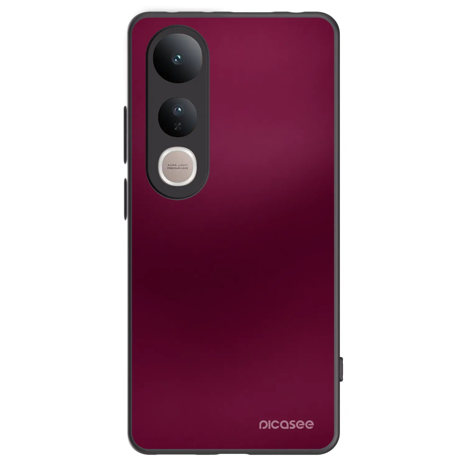 Picasee Μαύρη θήκη σιλικόνης για Vivo V50 Lite 5G - Velvet Bordeaux