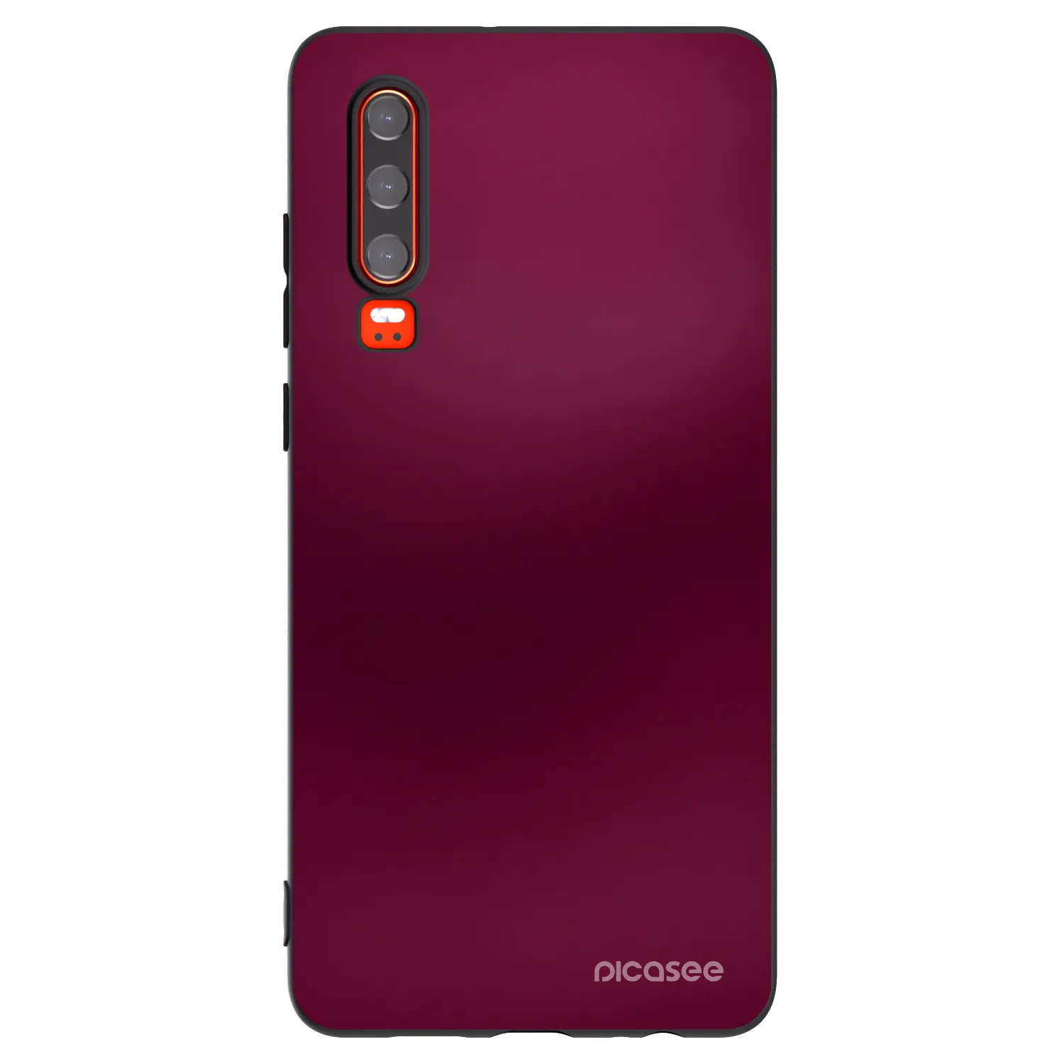 Picasee Μαύρη θήκη σιλικόνης για Huawei P30 - Velvet Bordeaux