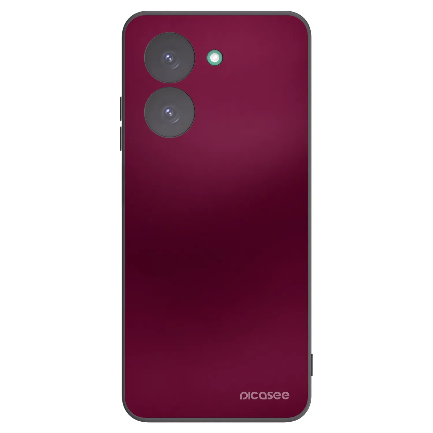 Picasee Μαύρη θήκη σιλικόνης για Xiaomi Redmi A5 - Velvet Bordeaux