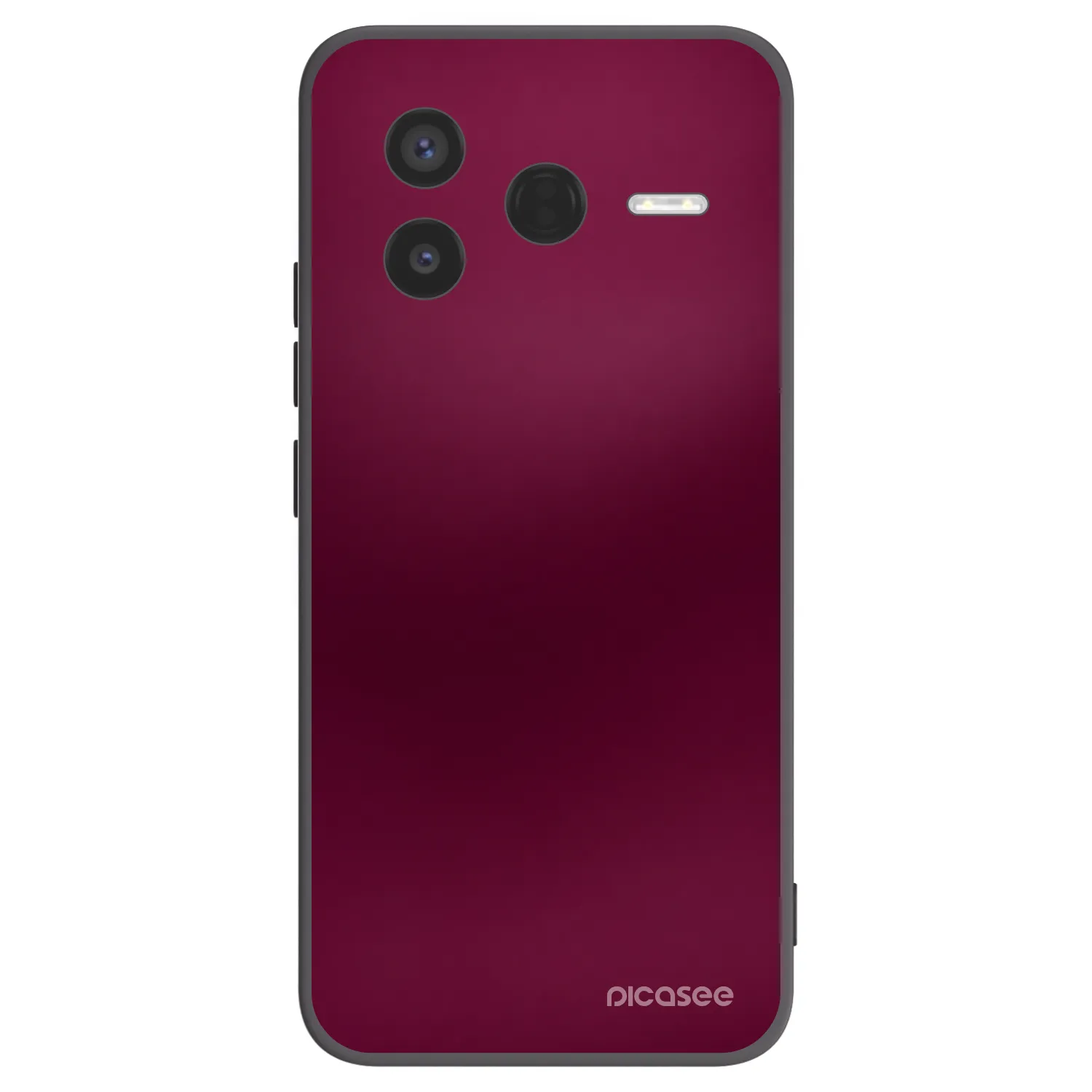 Picasee Μαύρη θήκη σιλικόνης για Xiaomi Poco F7 Pro 5G - Velvet Bordeaux