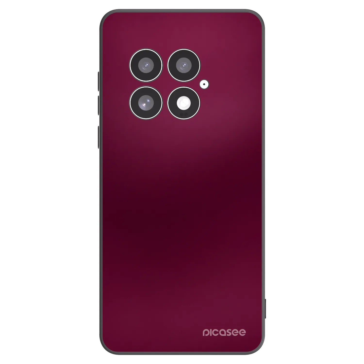 Picasee Μαύρη θήκη σιλικόνης για OnePlus 13 5G - Velvet Bordeaux