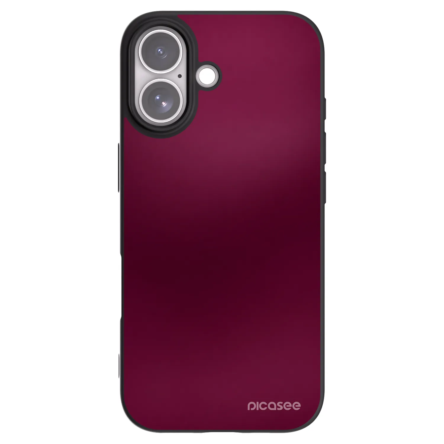 Picasee Μαύρη θήκη σιλικόνης για Apple iPhone 17 - Velvet Bordeaux
