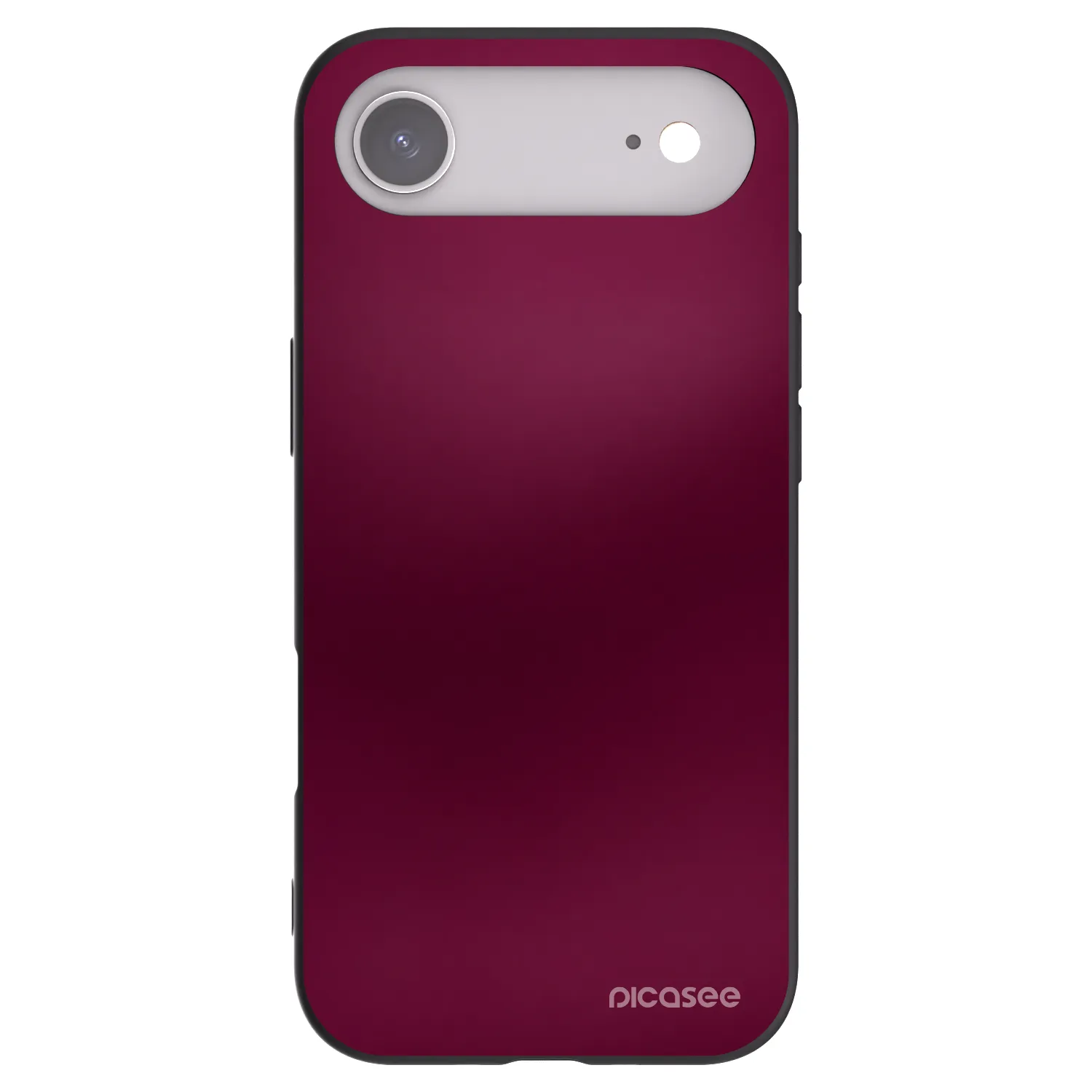 Picasee Μαύρη θήκη σιλικόνης για Apple iPhone Air - Velvet Bordeaux