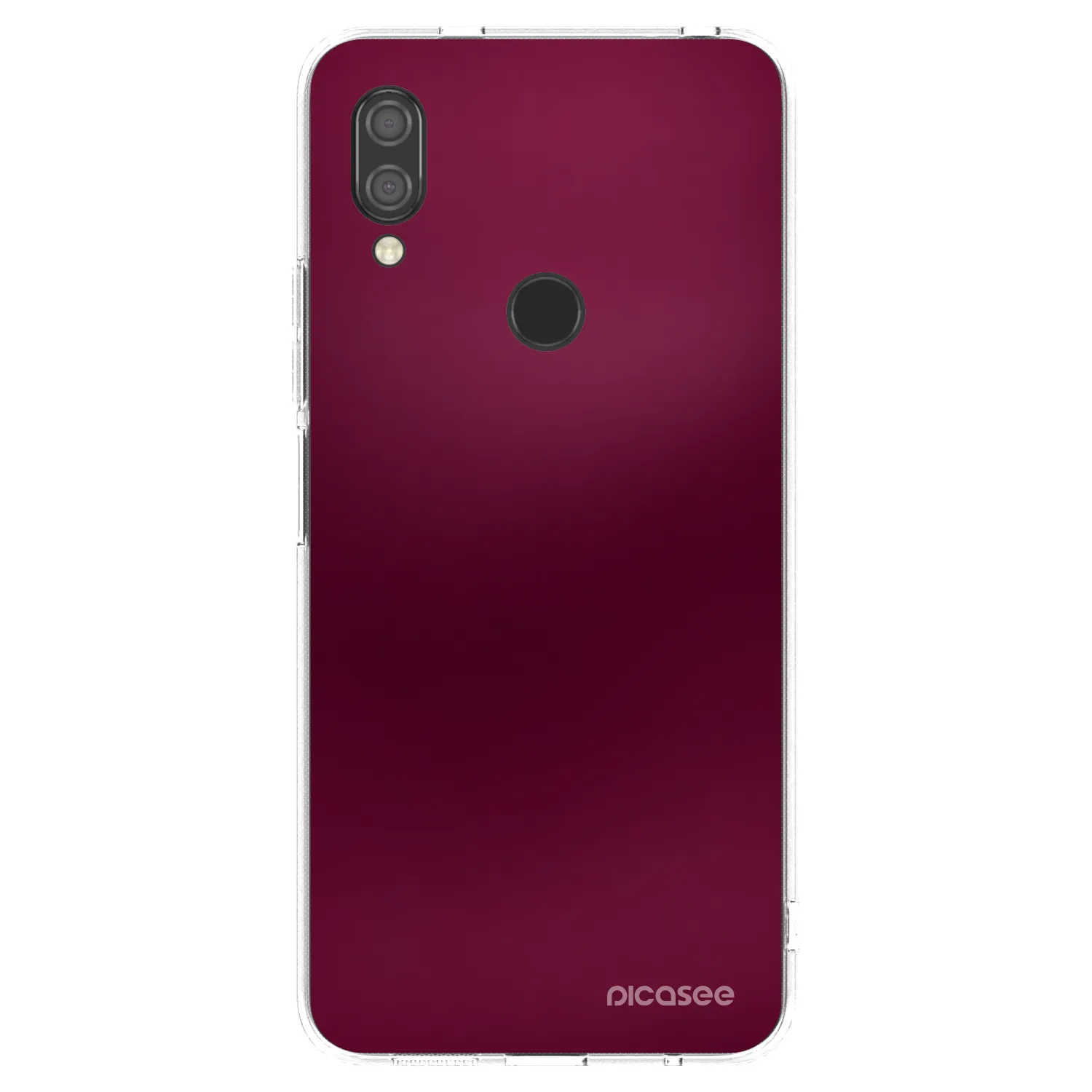 Picasee διαφανής θήκη σιλικόνης Xiaomi Redmi 7 - Velvet Bordeaux