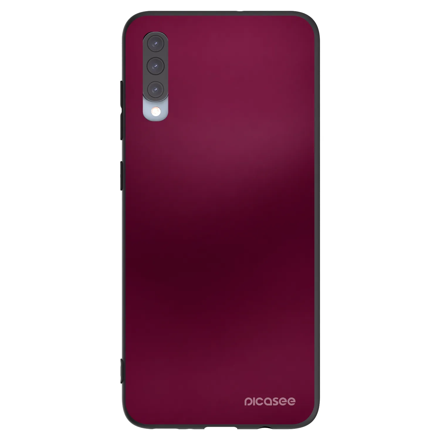 Picasee Μαύρη θήκη σιλικόνης για Samsung Galaxy A70 A705F - Velvet Bordeaux
