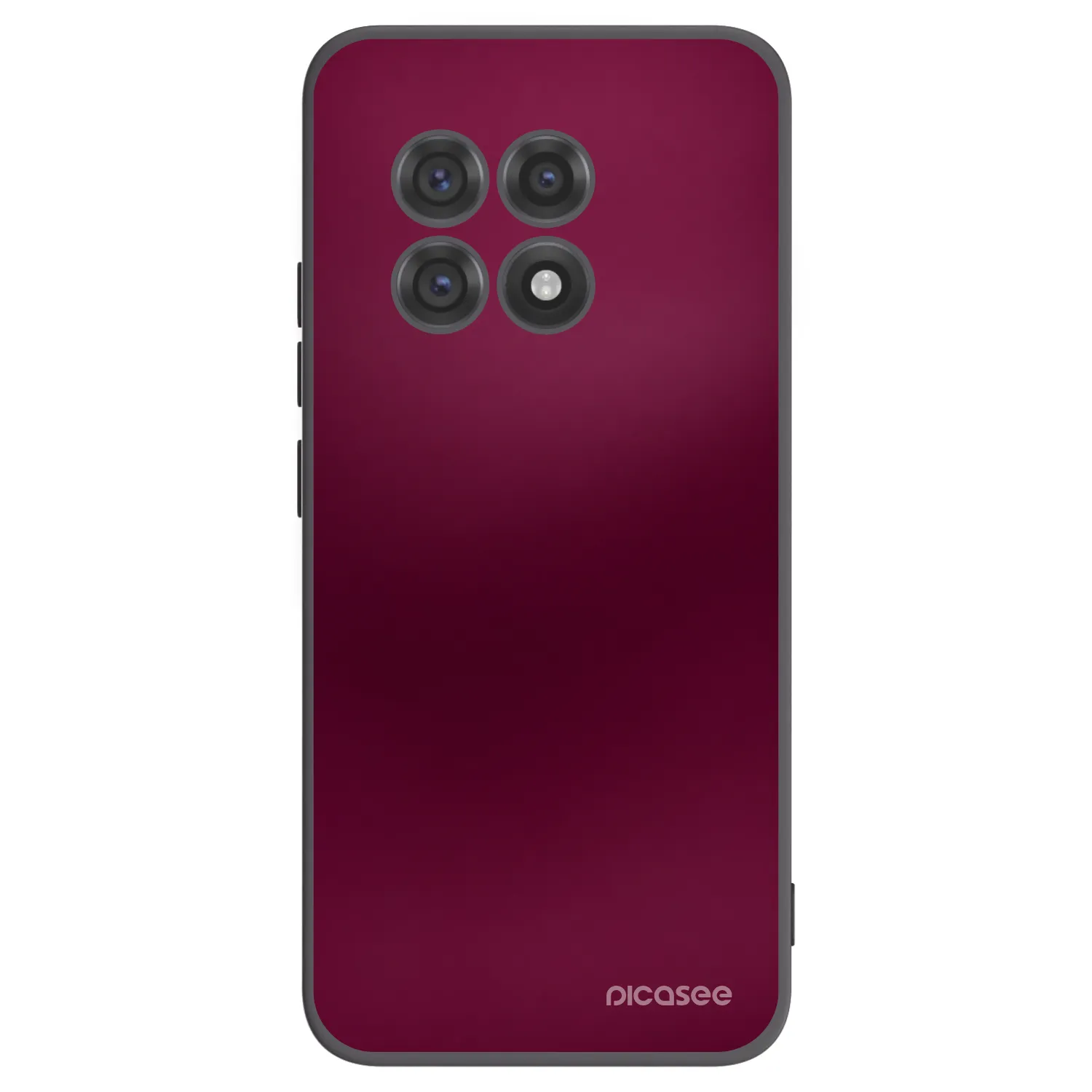 Picasee Μαύρη θήκη σιλικόνης για OnePlus 13R 5G - Velvet Bordeaux