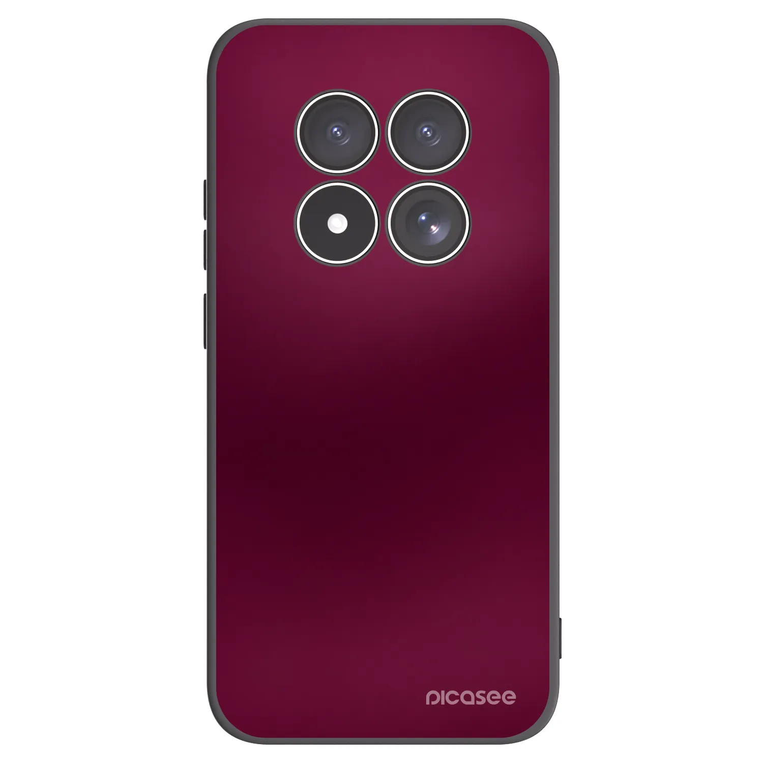 Picasee Μαύρη θήκη σιλικόνης για Xiaomi Redmi Note 15 Pro 4G - Velvet Bordeaux