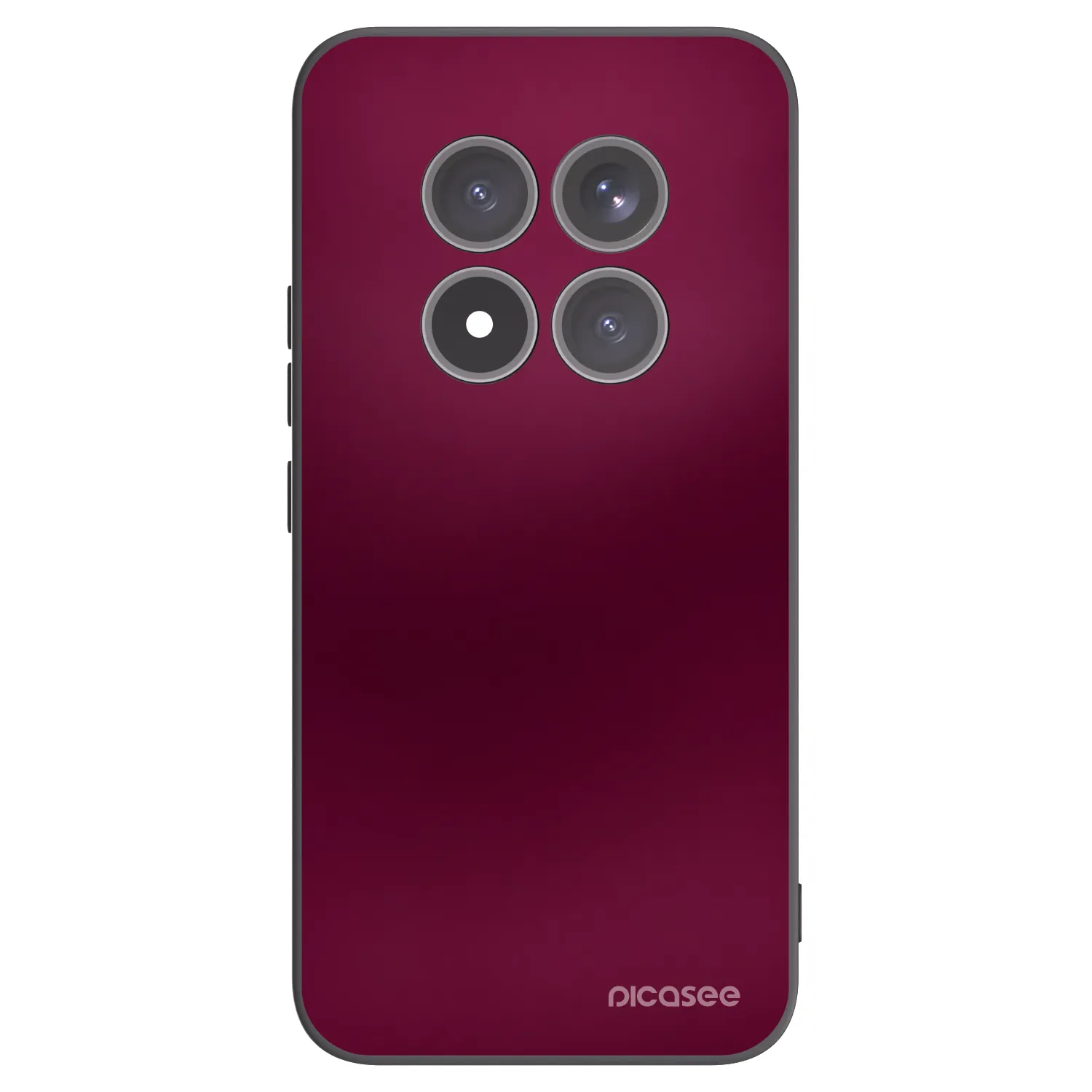 Picasee Μαύρη θήκη σιλικόνης για Xiaomi Redmi Note 15 Pro+ - Velvet Bordeaux