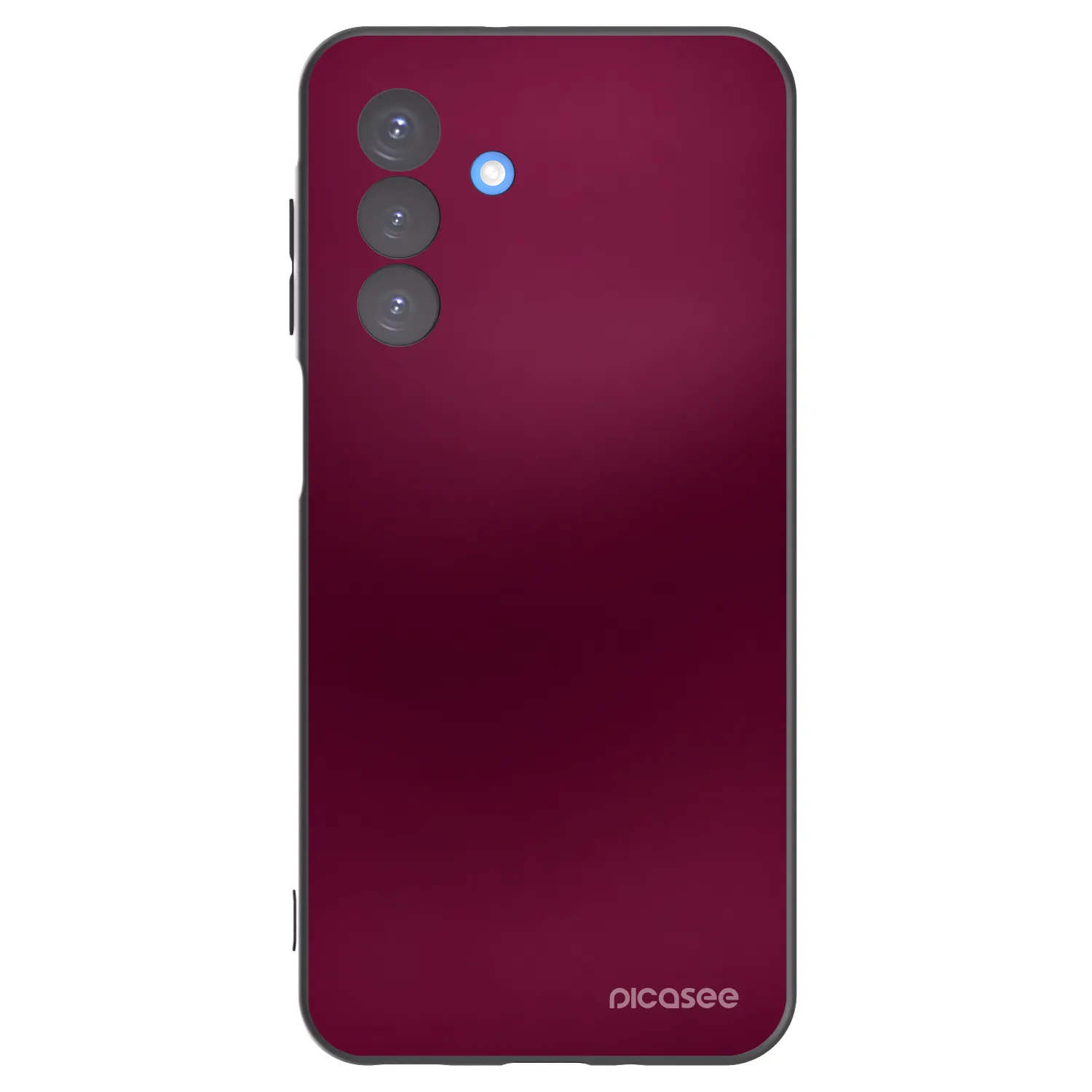 Picasee Μαύρη θήκη σιλικόνης για Samsung Galaxy A17 5G - Velvet Bordeaux