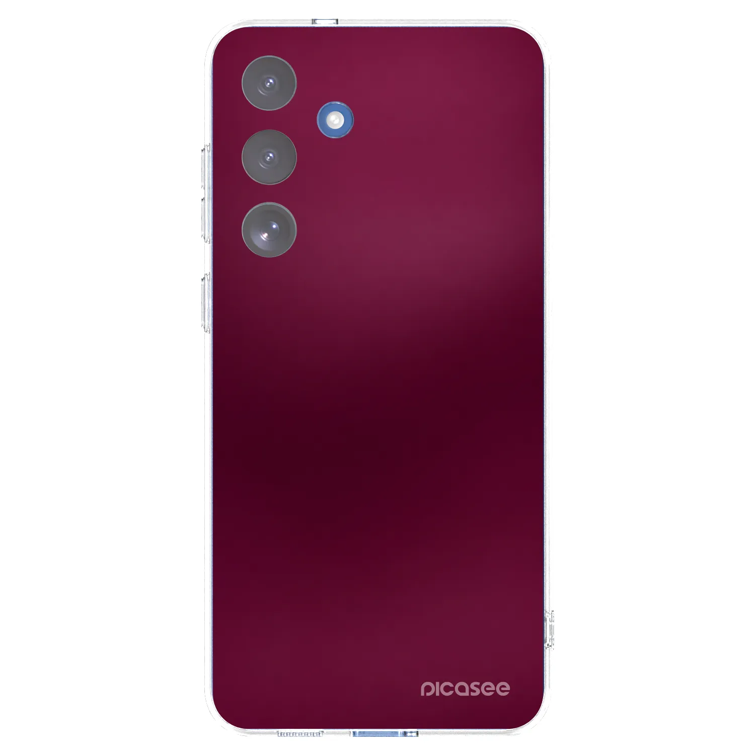 Picasee διαφανής θήκη σιλικόνης Samsung Galaxy S25 FE 5G - Velvet Bordeaux