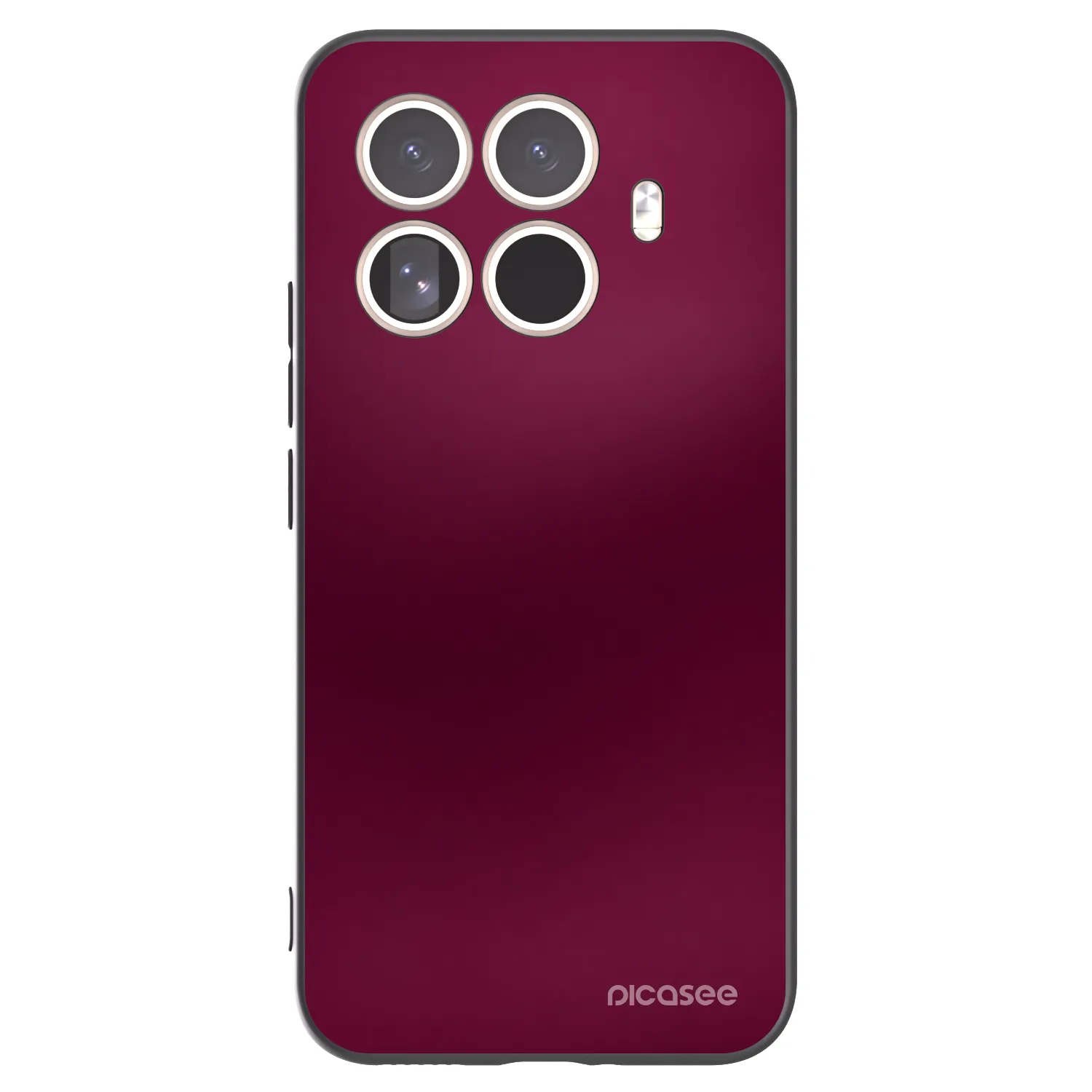 Picasee Μαύρη θήκη σιλικόνης για Xiaomi 15T Pro - Velvet Bordeaux