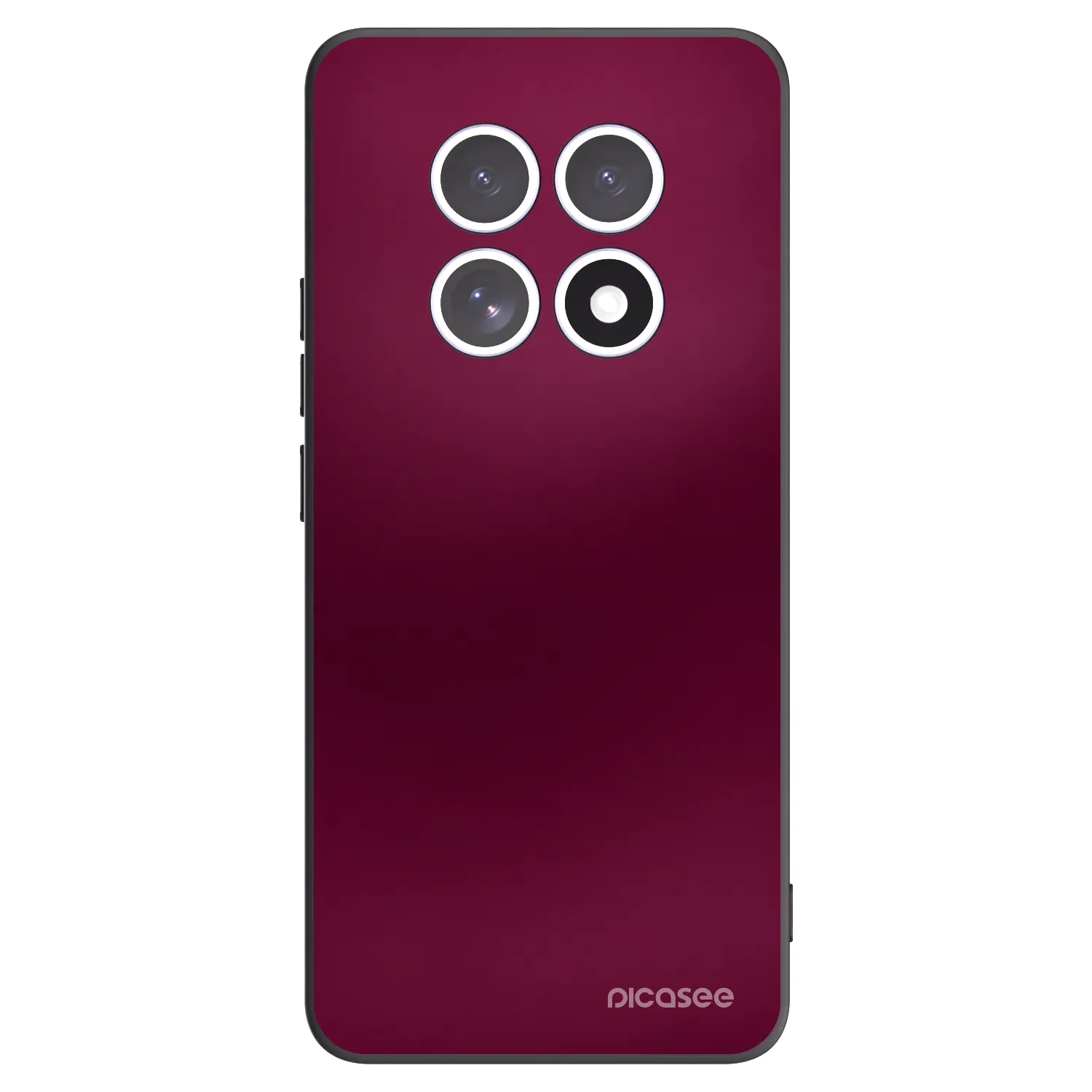 Picasee Μαύρη θήκη σιλικόνης για Xiaomi Redmi Note 15 4G - Velvet Bordeaux