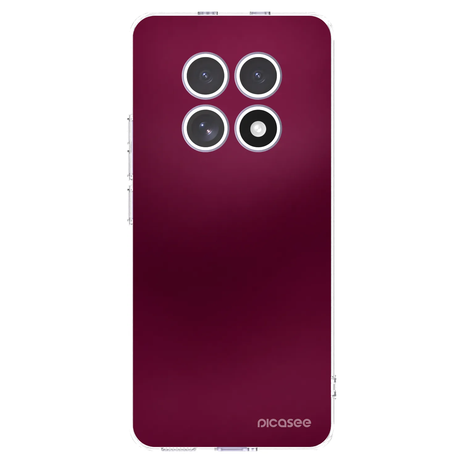 Picasee διαφανής θήκη σιλικόνης Xiaomi Redmi Note 15 4G - Velvet Bordeaux