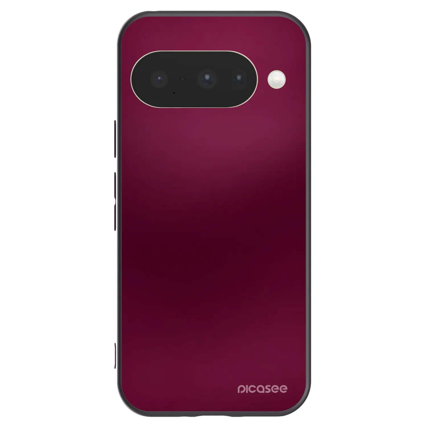 Picasee Μαύρη θήκη σιλικόνης για Google Pixel 10 - Velvet Bordeaux