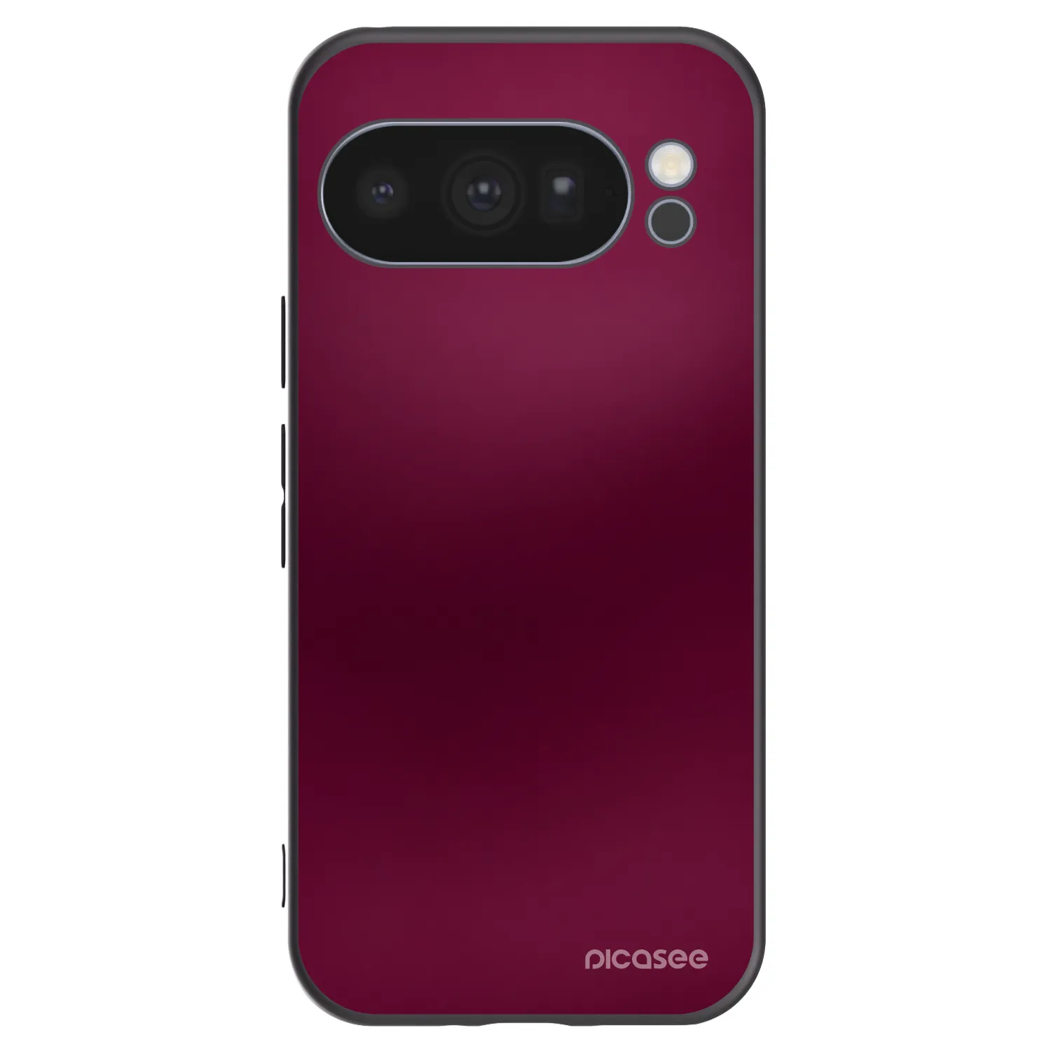 Picasee Μαύρη θήκη σιλικόνης για Google Pixel 10 Pro - Velvet Bordeaux