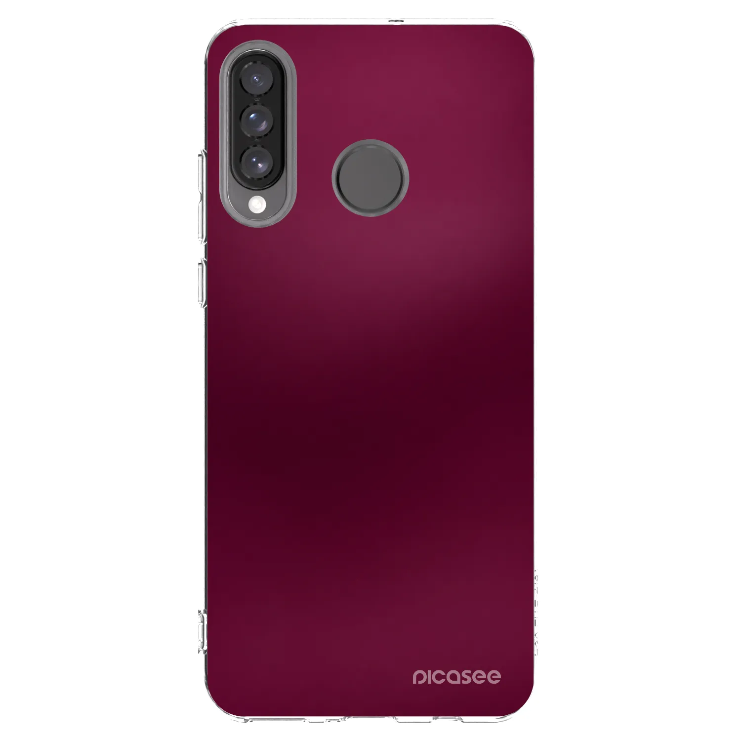 Picasee διαφανής θήκη σιλικόνης Huawei P30 Lite - Velvet Bordeaux