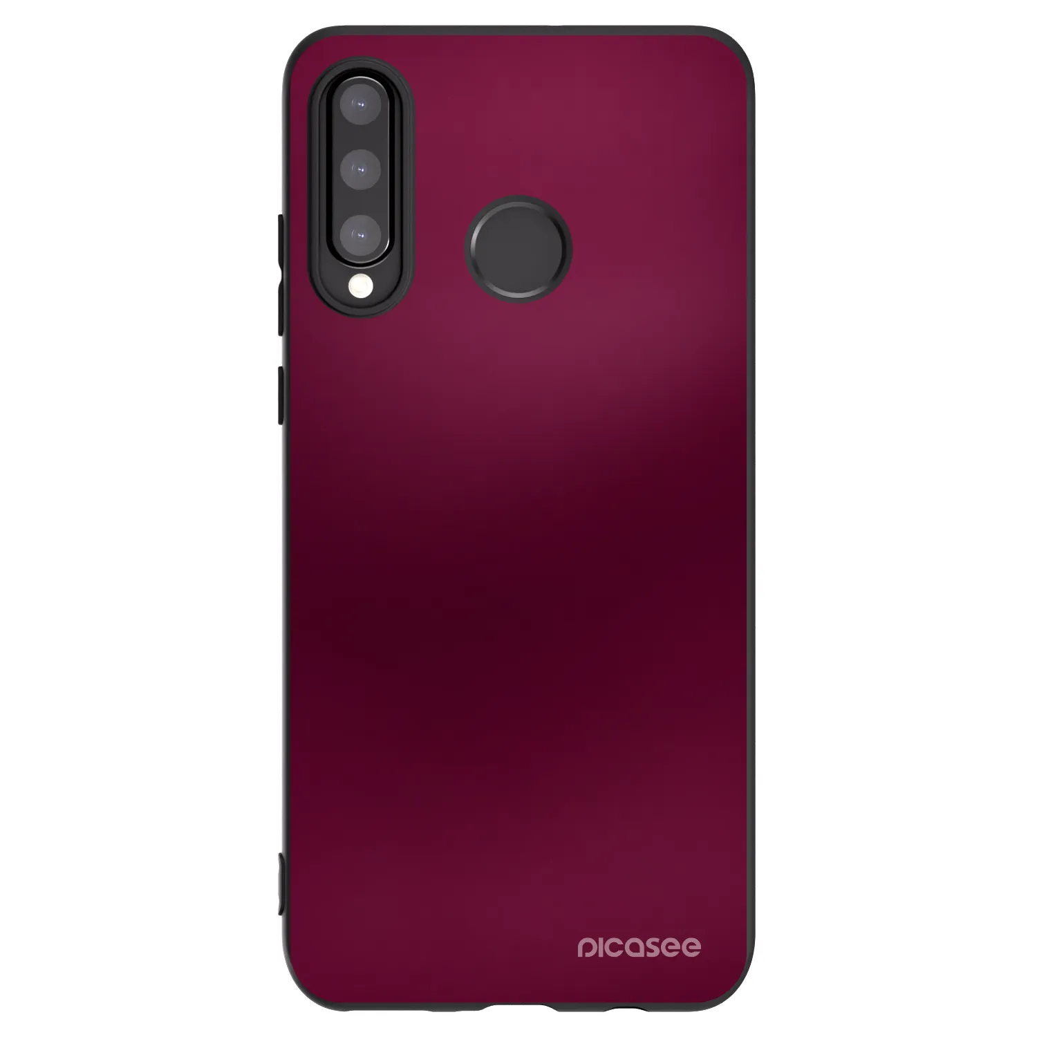Picasee Μαύρη θήκη σιλικόνης για Huawei P30 Lite - Velvet Bordeaux