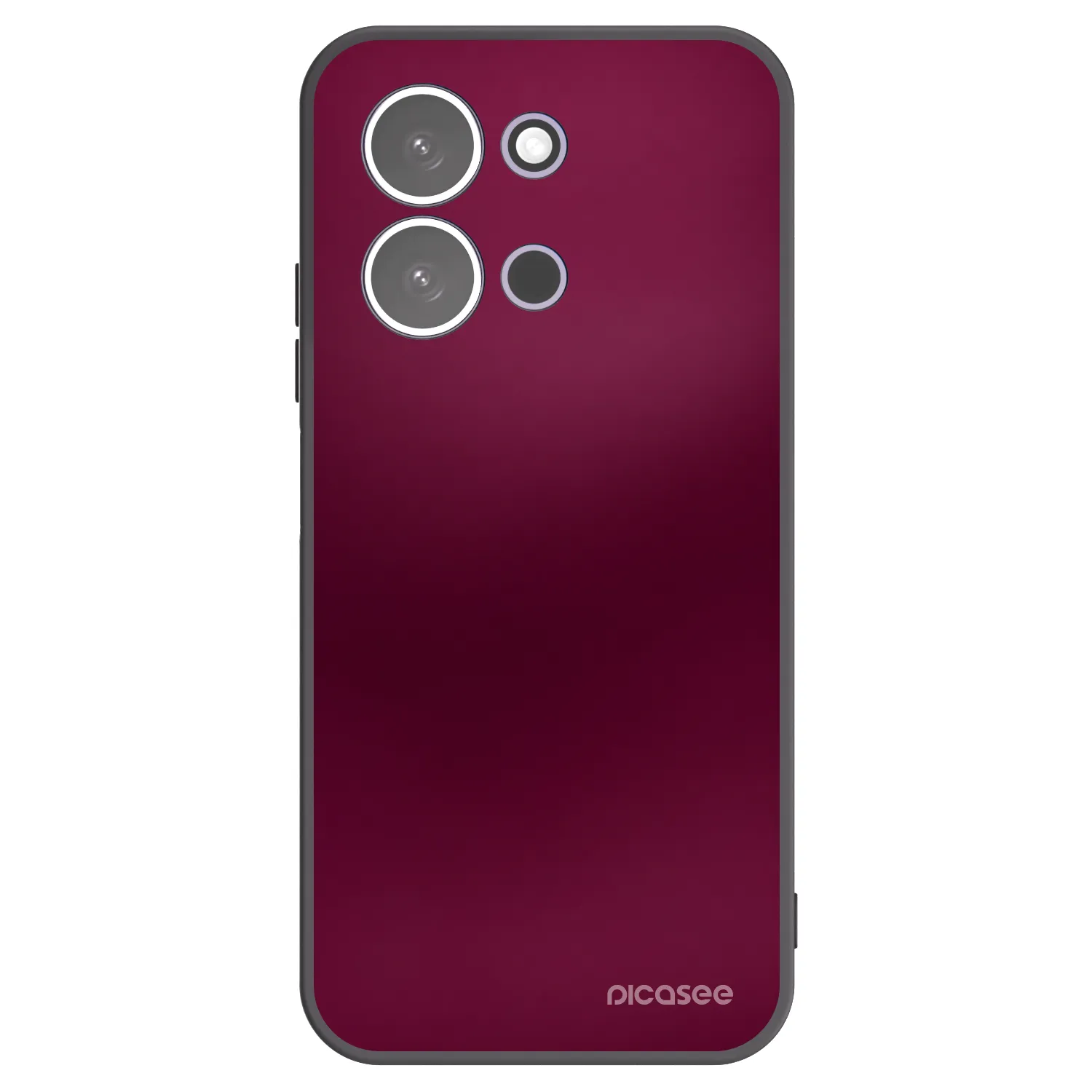 Picasee Μαύρη θήκη σιλικόνης για Xiaomi Redmi 15C 5G - Velvet Bordeaux