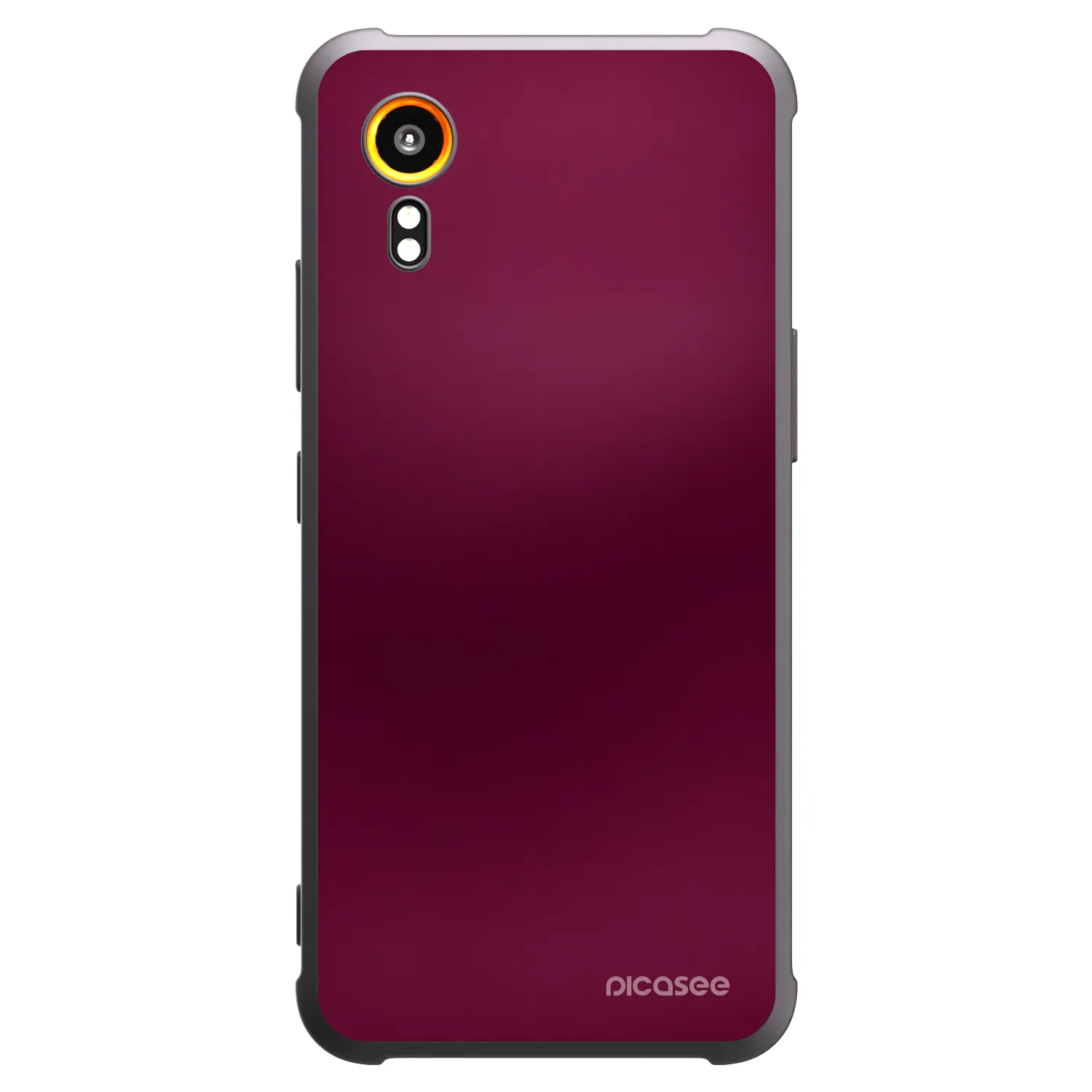 Picasee Μαύρη θήκη σιλικόνης για Samsung Galaxy XCover 7 - Velvet Bordeaux