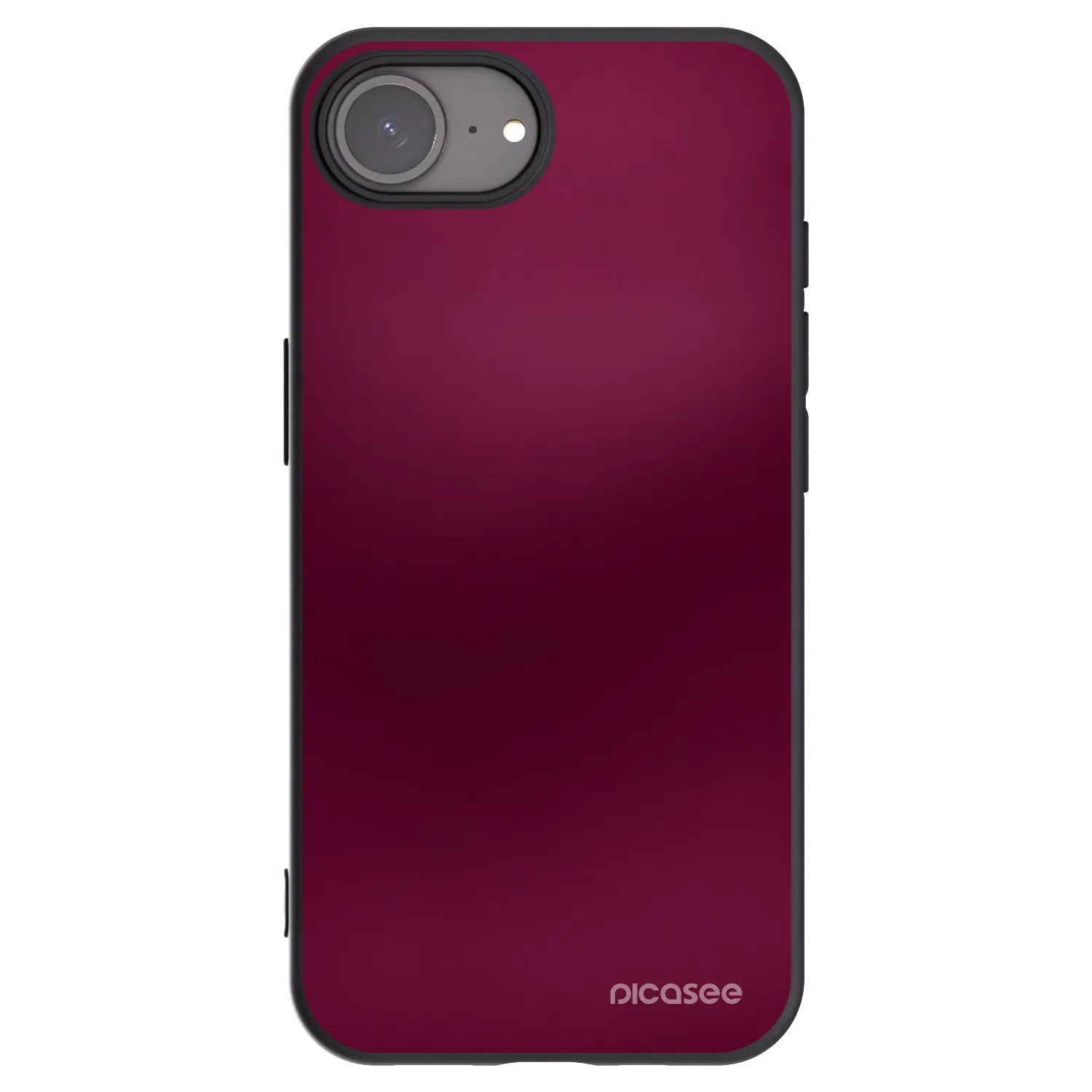 Picasee Μαύρη θήκη σιλικόνης για Apple iPhone 17e - Velvet Bordeaux