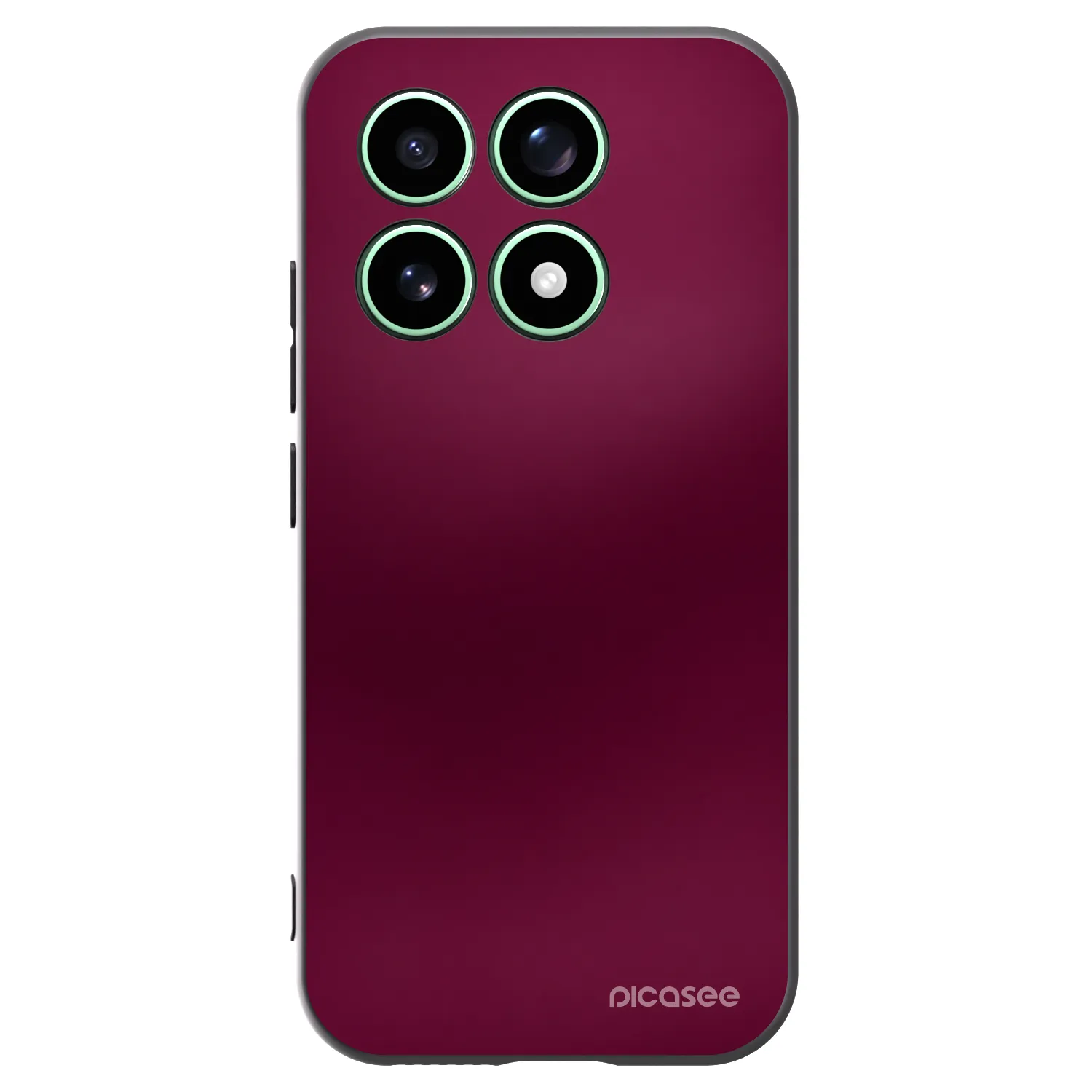 Picasee Μαύρη θήκη σιλικόνης για Xiaomi 17 - Velvet Bordeaux