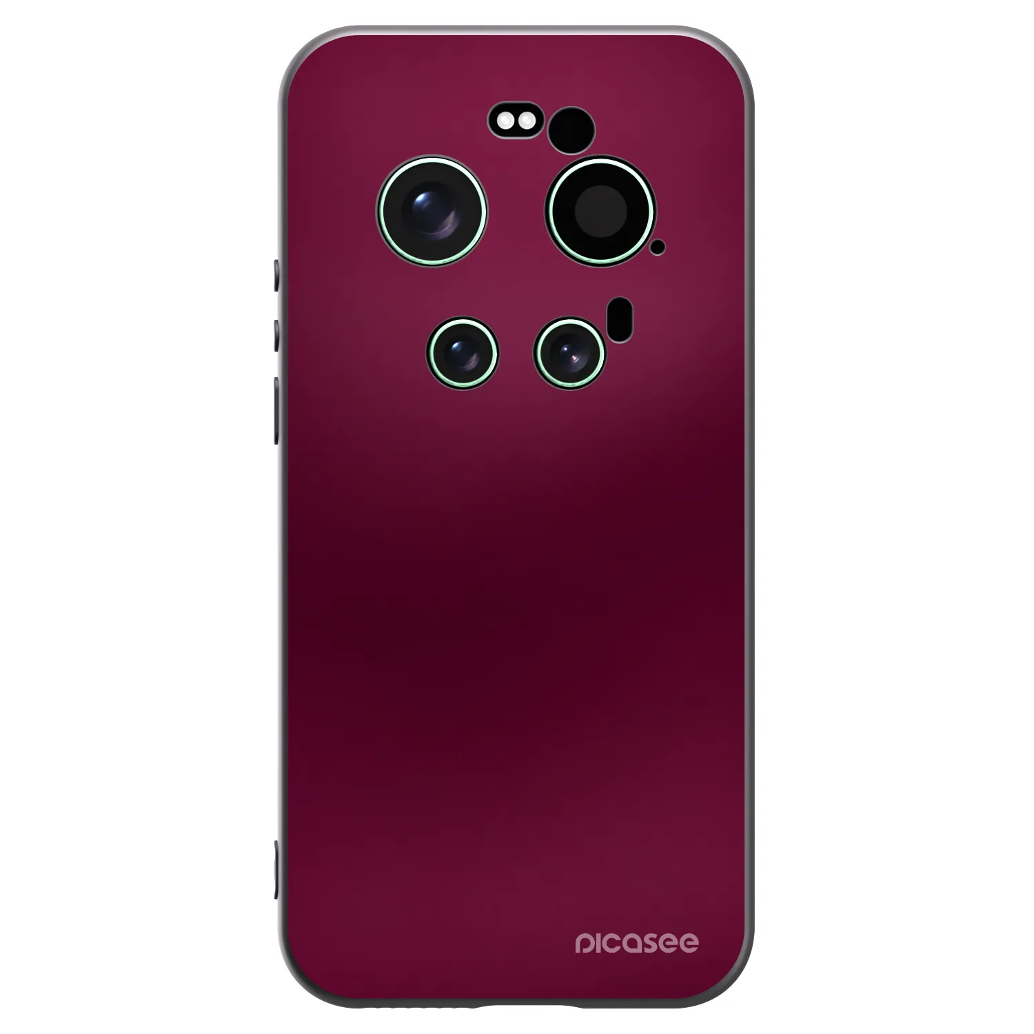 Picasee Μαύρη θήκη σιλικόνης για Xiaomi 17 Ultra - Velvet Bordeaux