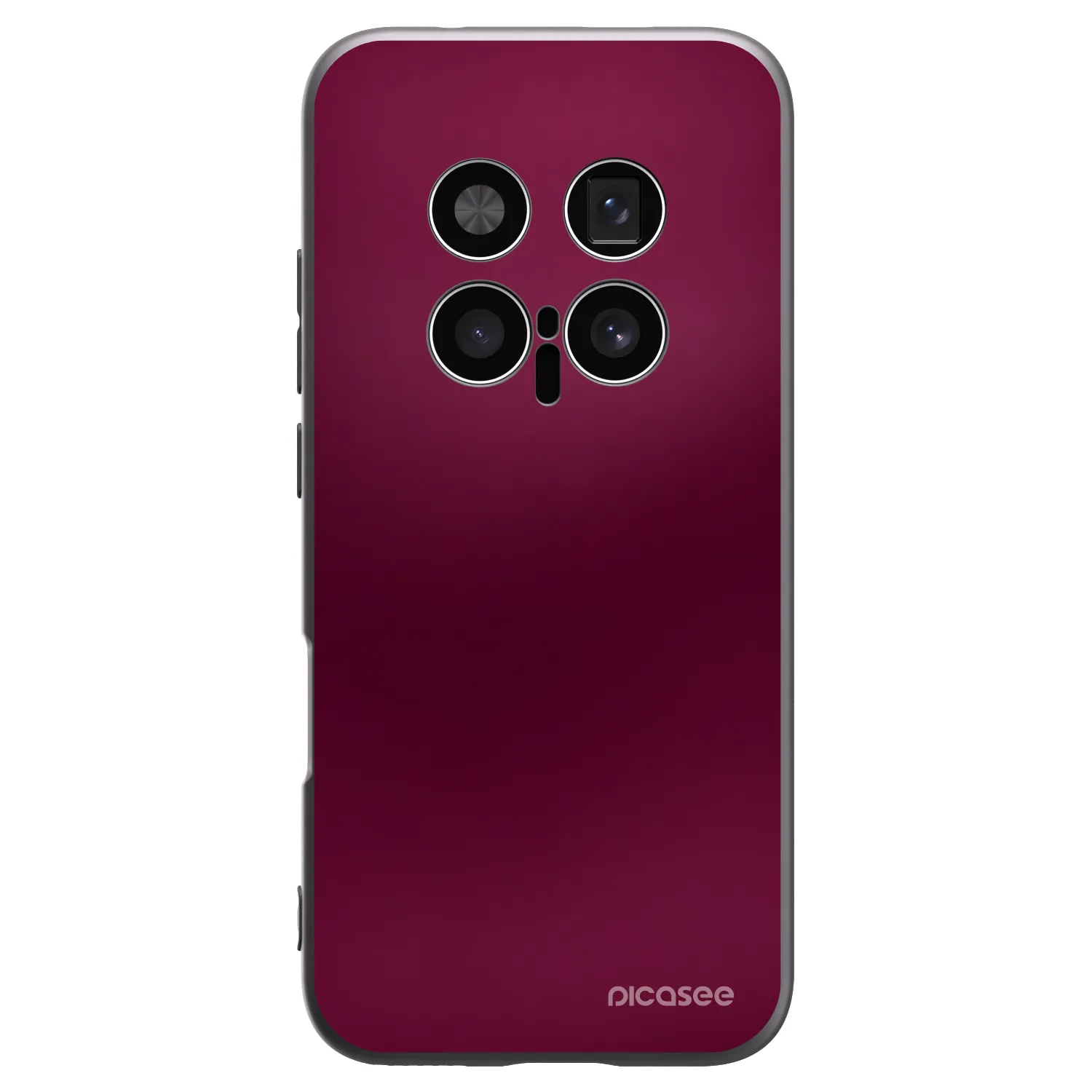 Picasee Μαύρη θήκη σιλικόνης για Honor Magic8 Pro 5G - Velvet Bordeaux