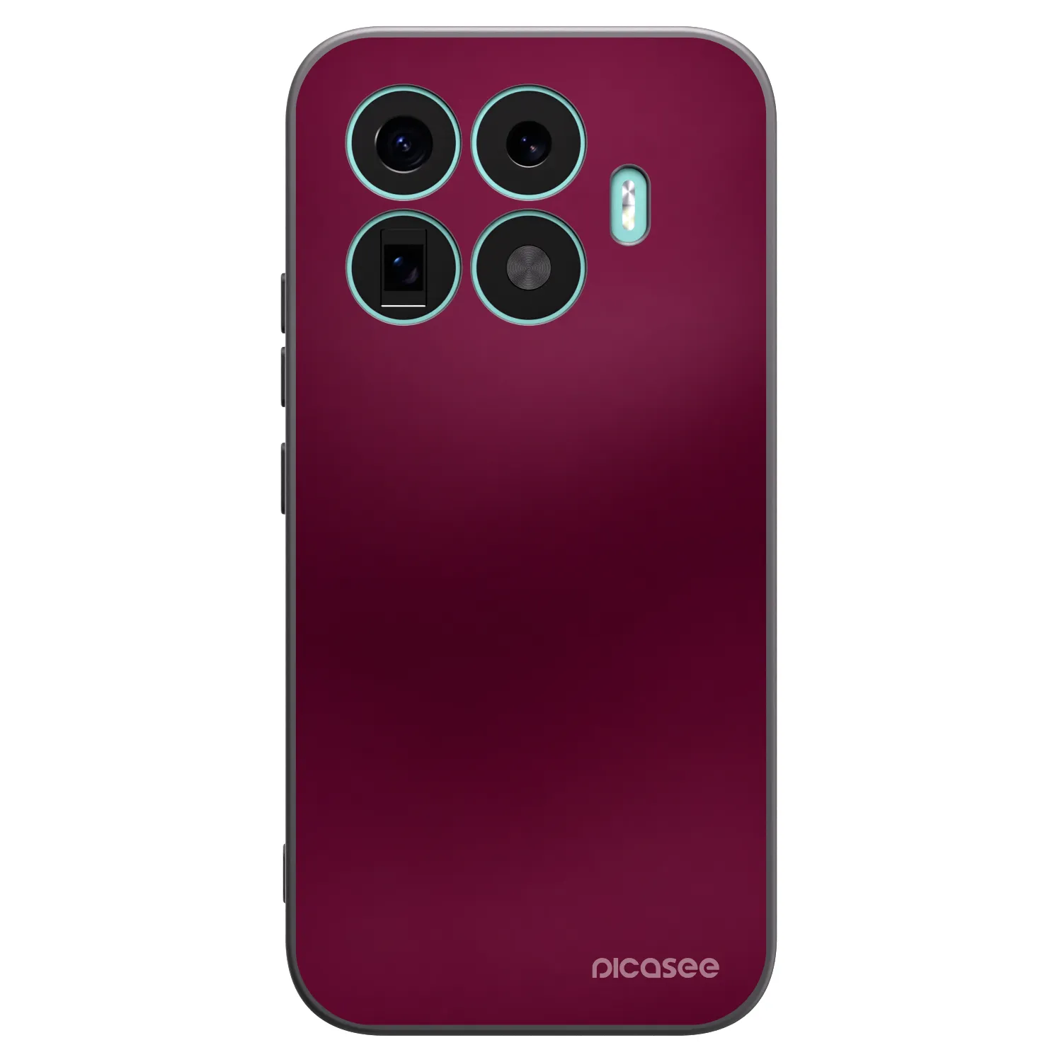 Picasee Μαύρη θήκη σιλικόνης για Xiaomi 17T - Velvet Bordeaux