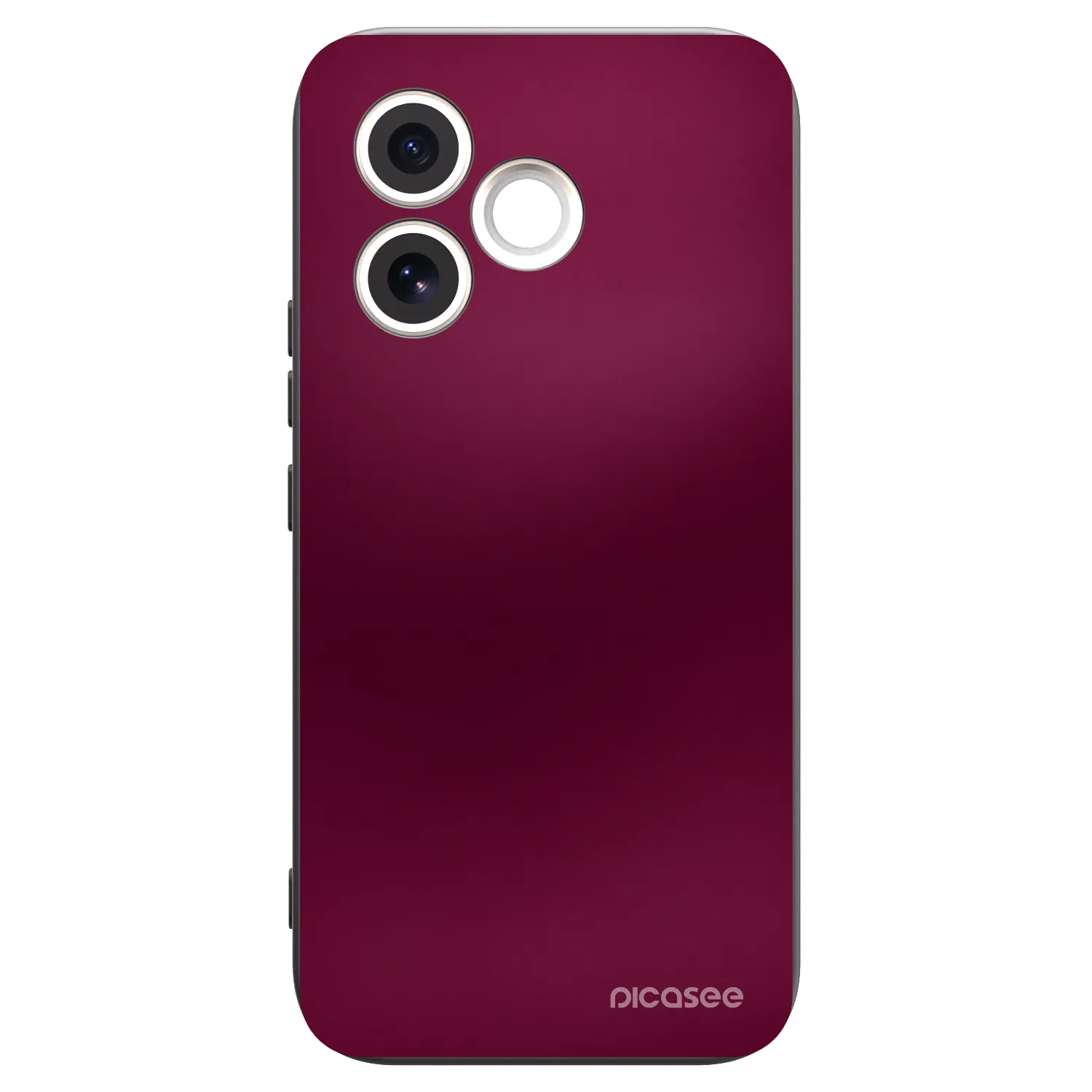 Picasee Μαύρη θήκη σιλικόνης για Honor 600 Lite - Velvet Bordeaux