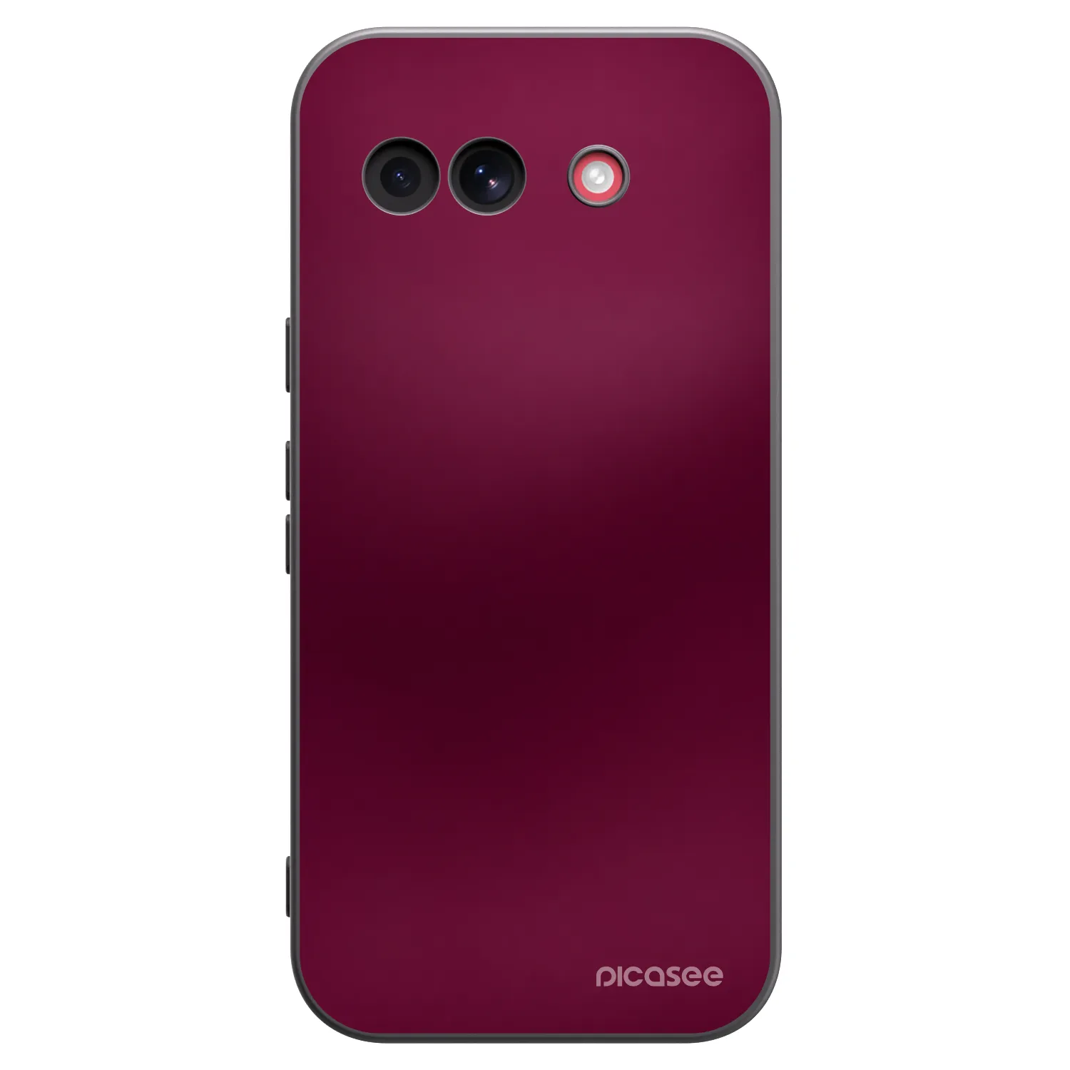 Picasee Μαύρη θήκη σιλικόνης για Google Pixel 10a - Velvet Bordeaux