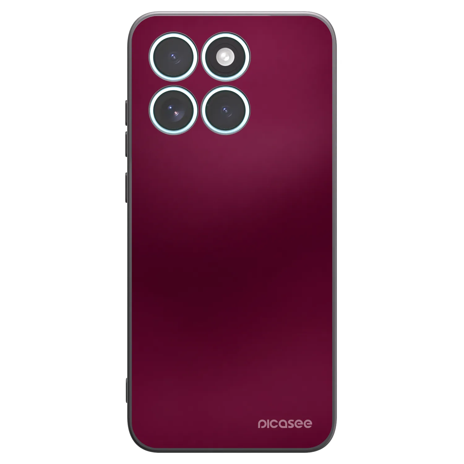 Picasee Μαύρη θήκη σιλικόνης για Motorola Edge 70 Fusion - Velvet Bordeaux