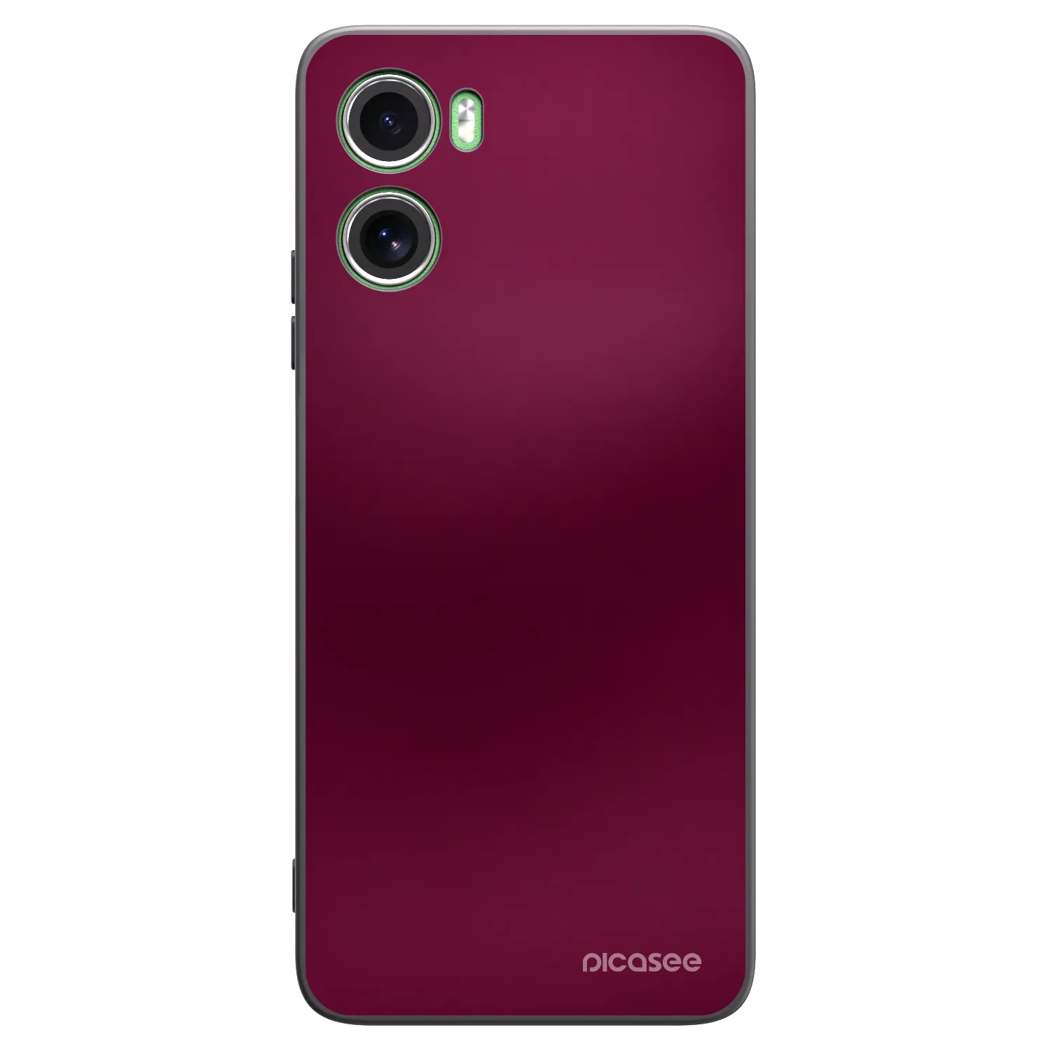Picasee Μαύρη θήκη σιλικόνης για Motorola Moto G06 - Velvet Bordeaux