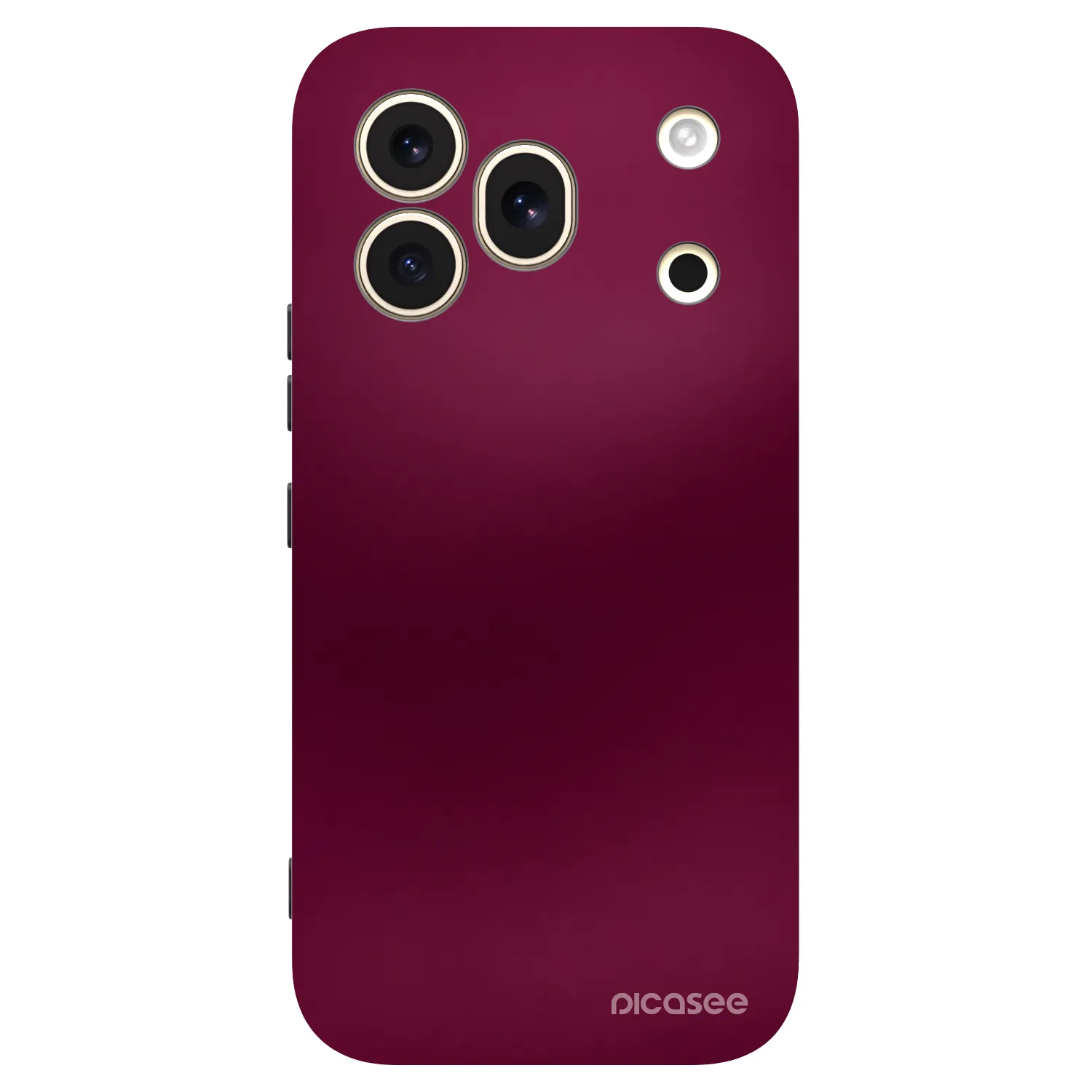 Picasee Μαύρη θήκη σιλικόνης για Honor 600 Pro - Velvet Bordeaux