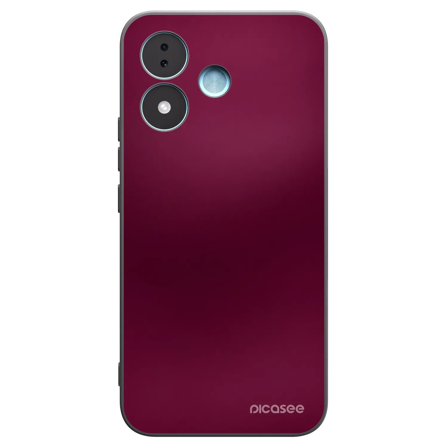 Picasee Μαύρη θήκη σιλικόνης για Xiaomi Redmi Note 17 5G - Velvet Bordeaux