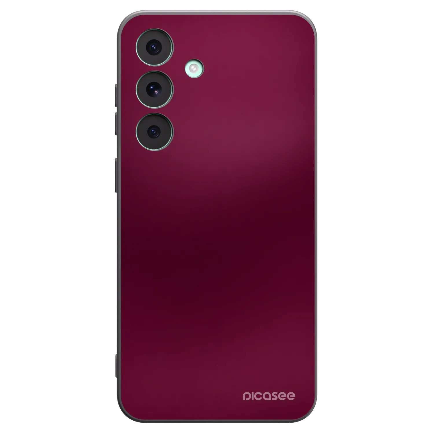 Picasee Μαύρη θήκη σιλικόνης για Samsung Galaxy S26 FE - Velvet Bordeaux