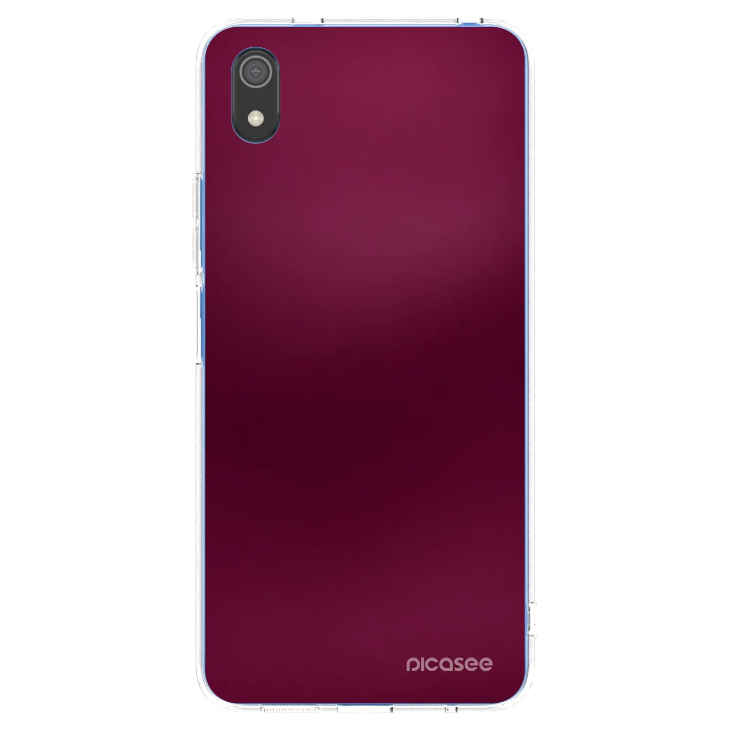 Picasee διαφανής θήκη σιλικόνης Xiaomi Redmi 7A - Velvet Bordeaux