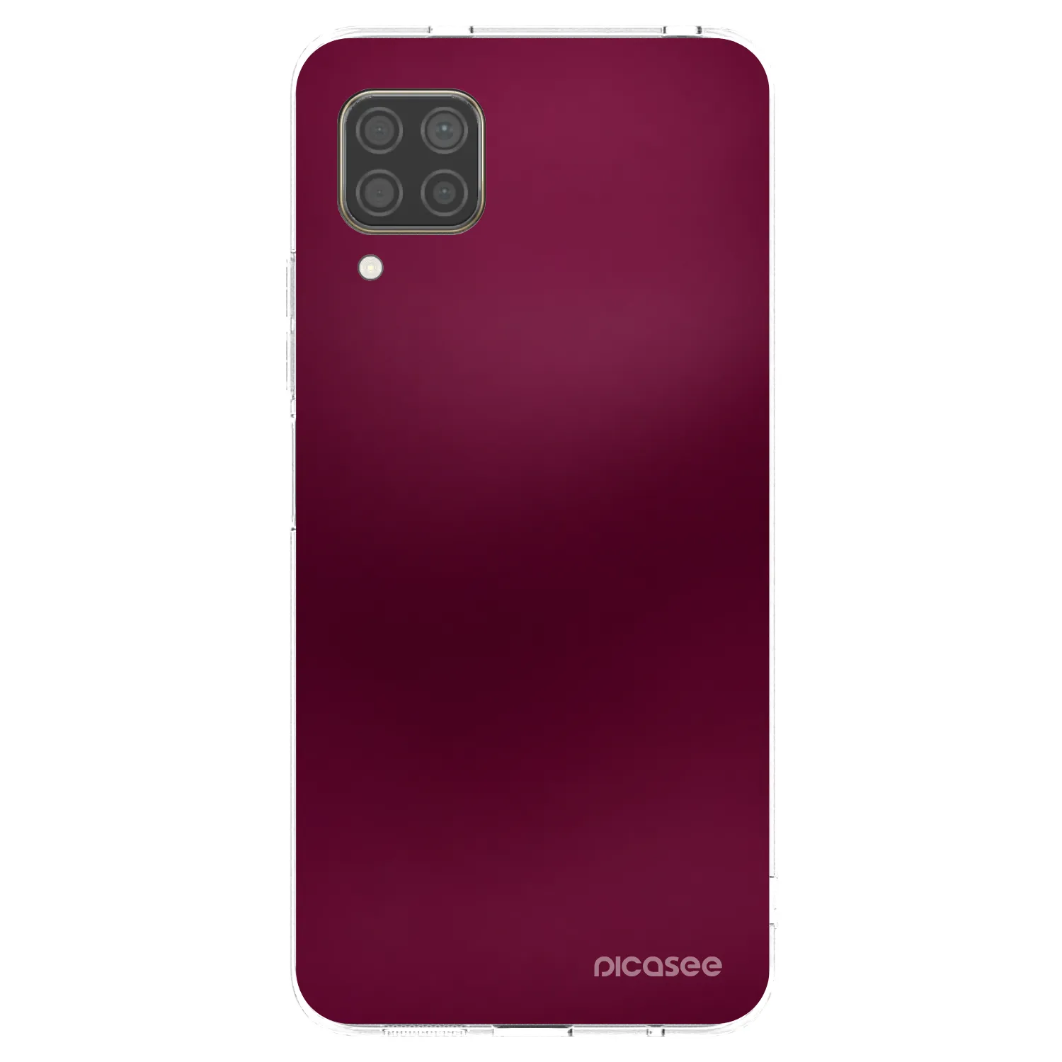 Picasee διαφανής θήκη σιλικόνης Huawei P40 Lite - Velvet Bordeaux