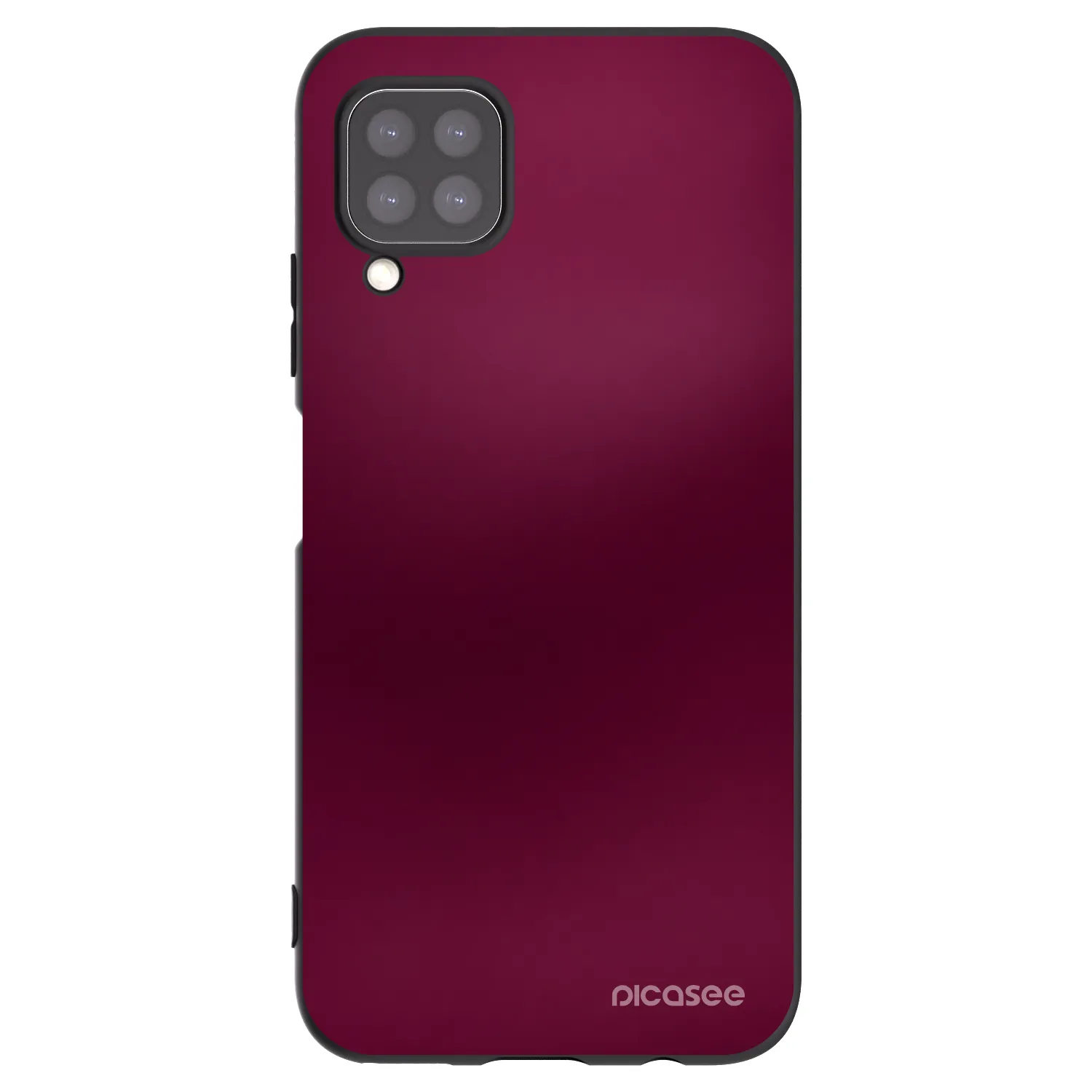 Picasee Μαύρη θήκη σιλικόνης για Huawei P40 Lite - Velvet Bordeaux