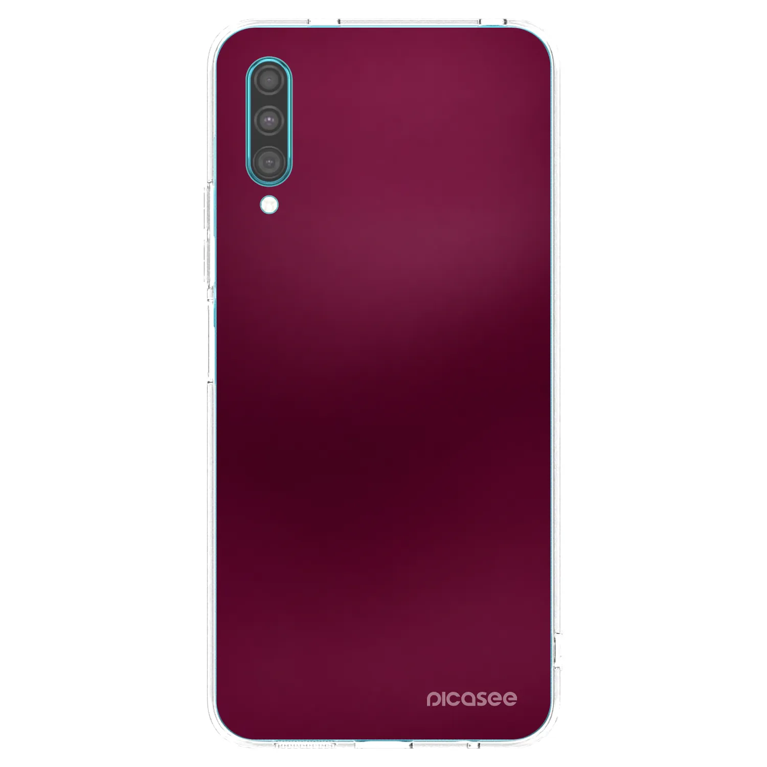 Picasee διαφανής θήκη σιλικόνης Samsung Galaxy A30s A307F - Velvet Bordeaux