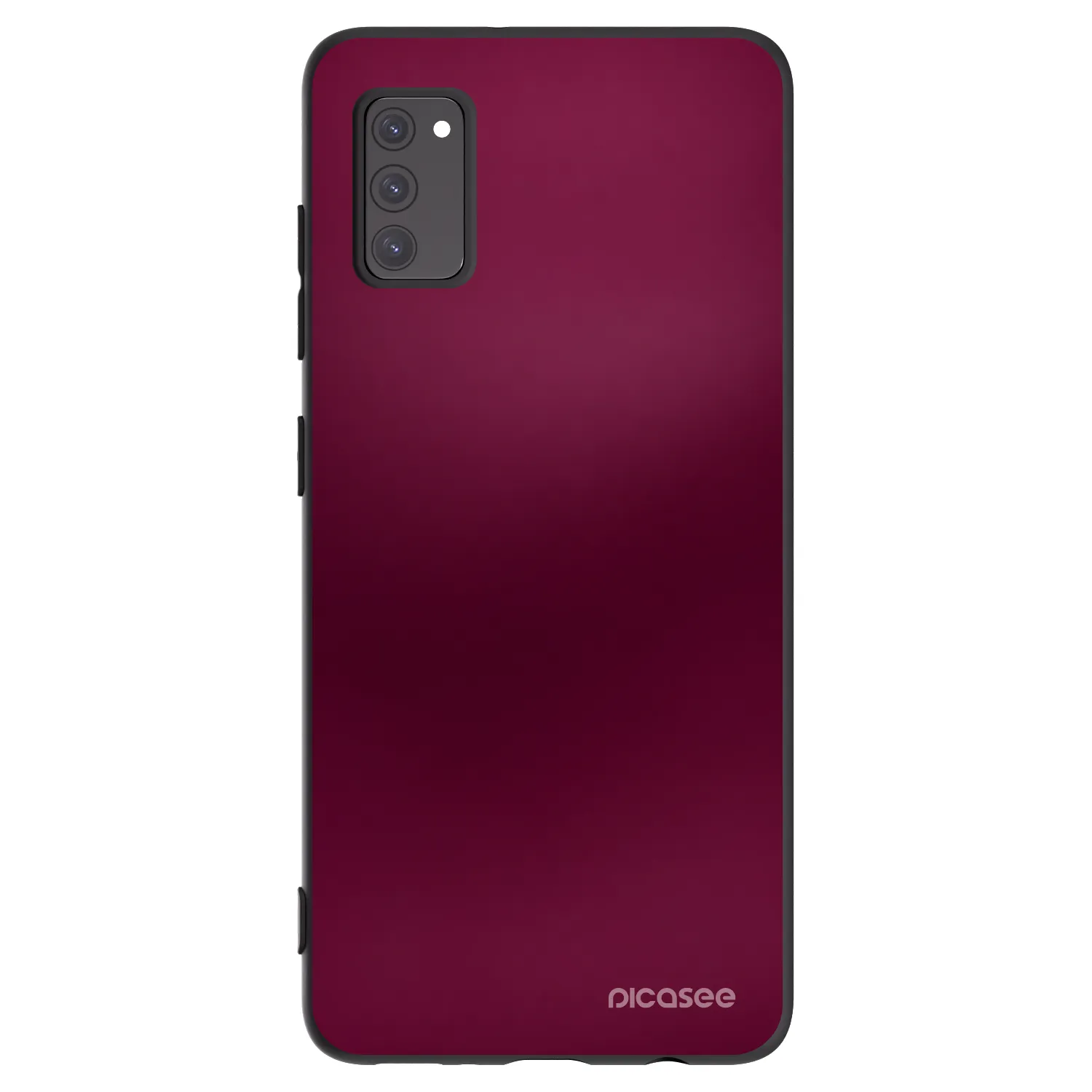 Picasee Μαύρη θήκη σιλικόνης για Samsung Galaxy A41 A415F - Velvet Bordeaux